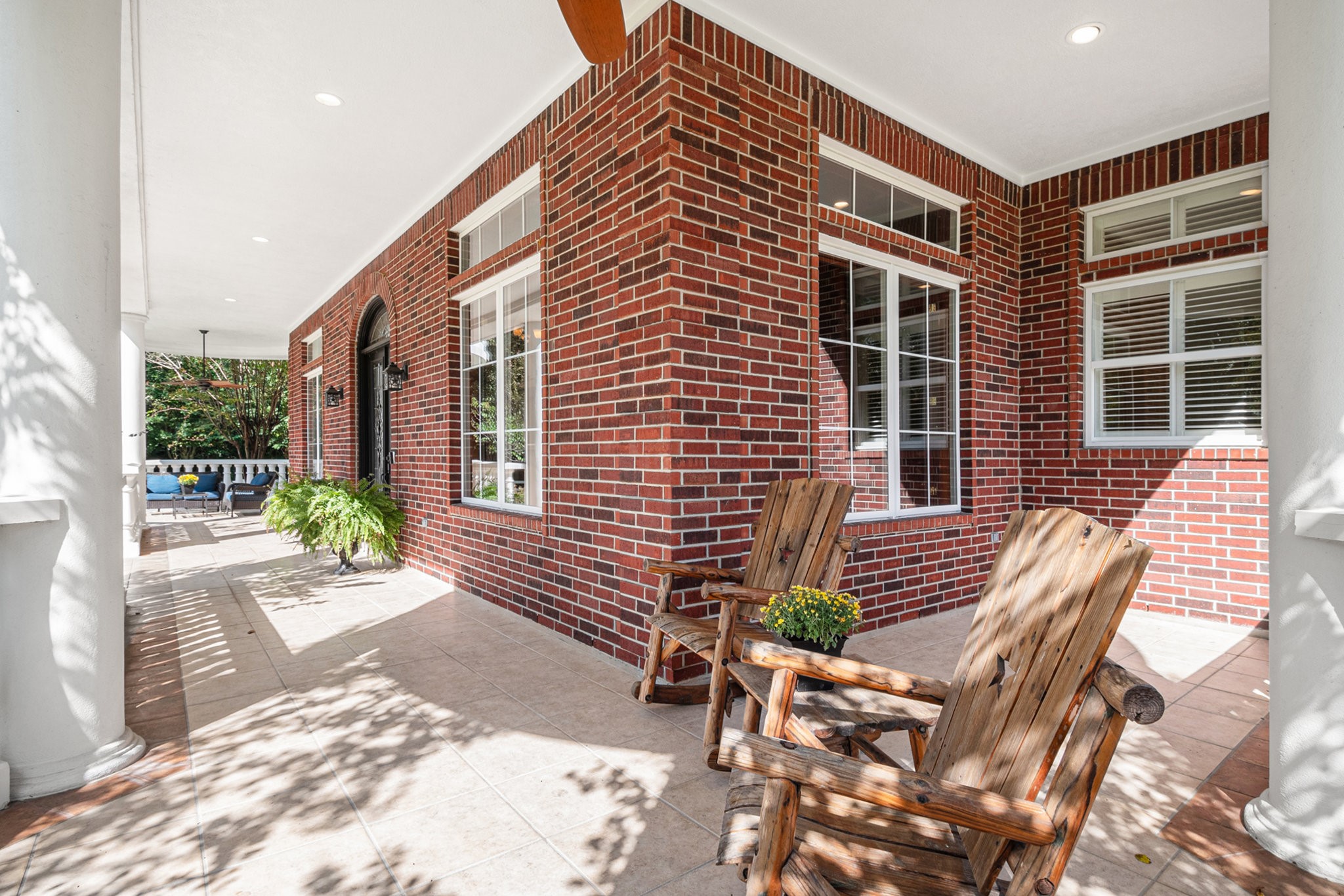 The massive front porch offers tons of space to sit and drink your morning coffee! The massive front porch offers tons of space to sit and drink your morning coffee!