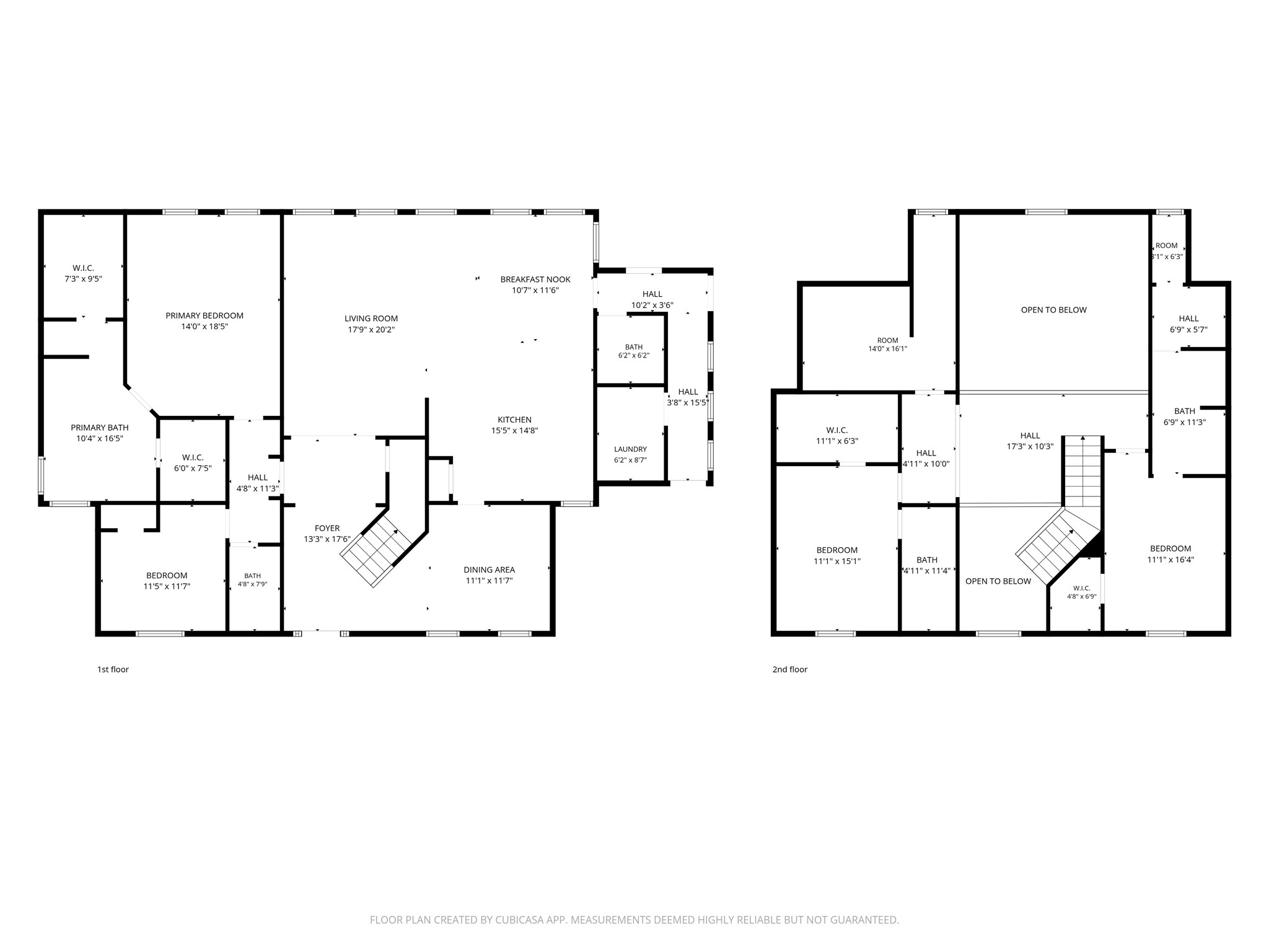 Approximate floorplan