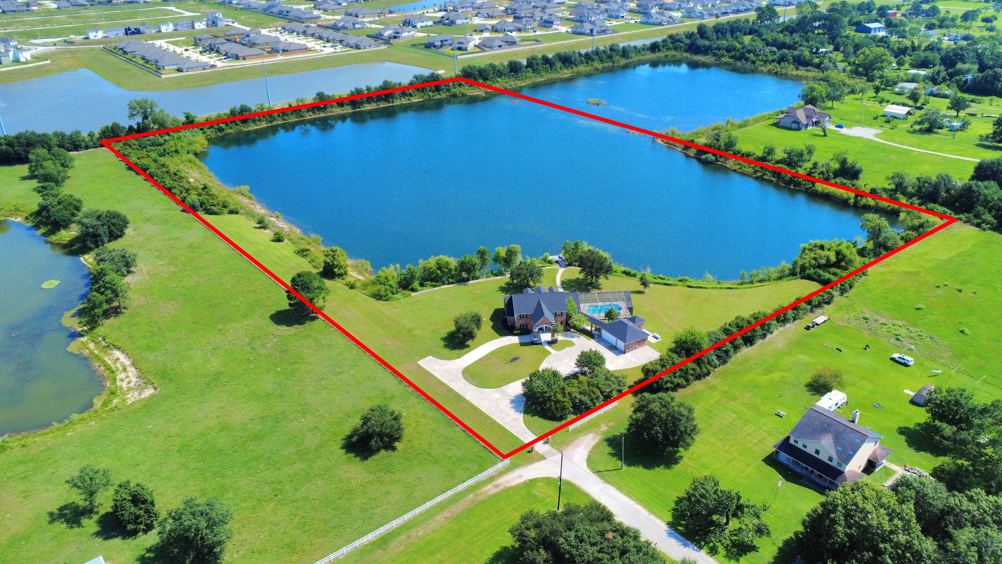 Property line in red is not the exact property boundary line, It is showing what the seller iis currently using including the R.O.W. Buyer to verify property boundary lines. Property line in red is not the exact property boundary line, It is showing what the seller iis currently using including the R.O.W. Buyer to verify property boundary lines.