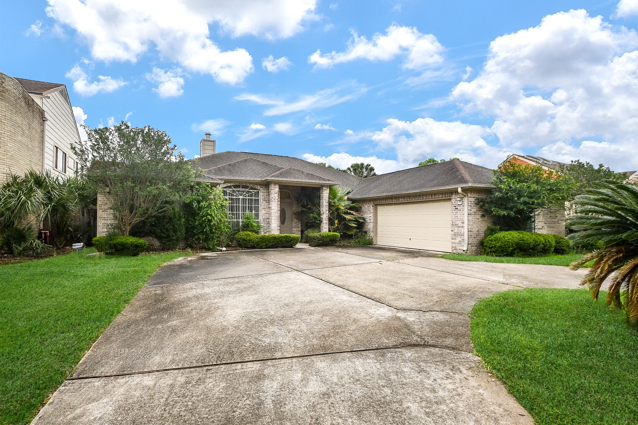 Charming front yard with stunning curb appeal.