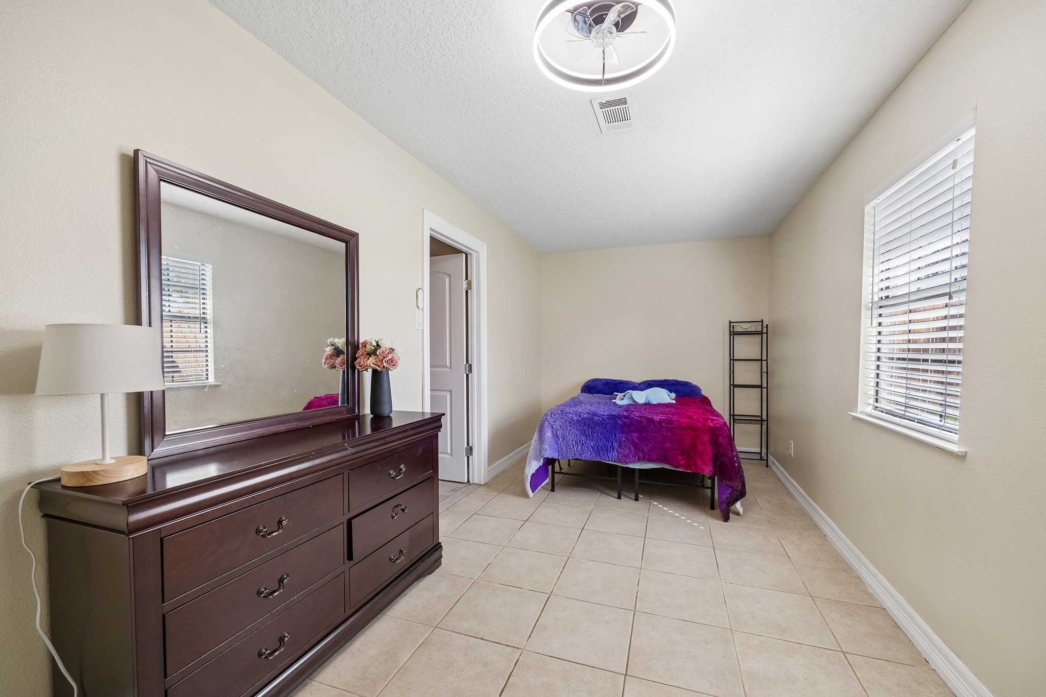 Two bedrooms converted into one, enourmous room