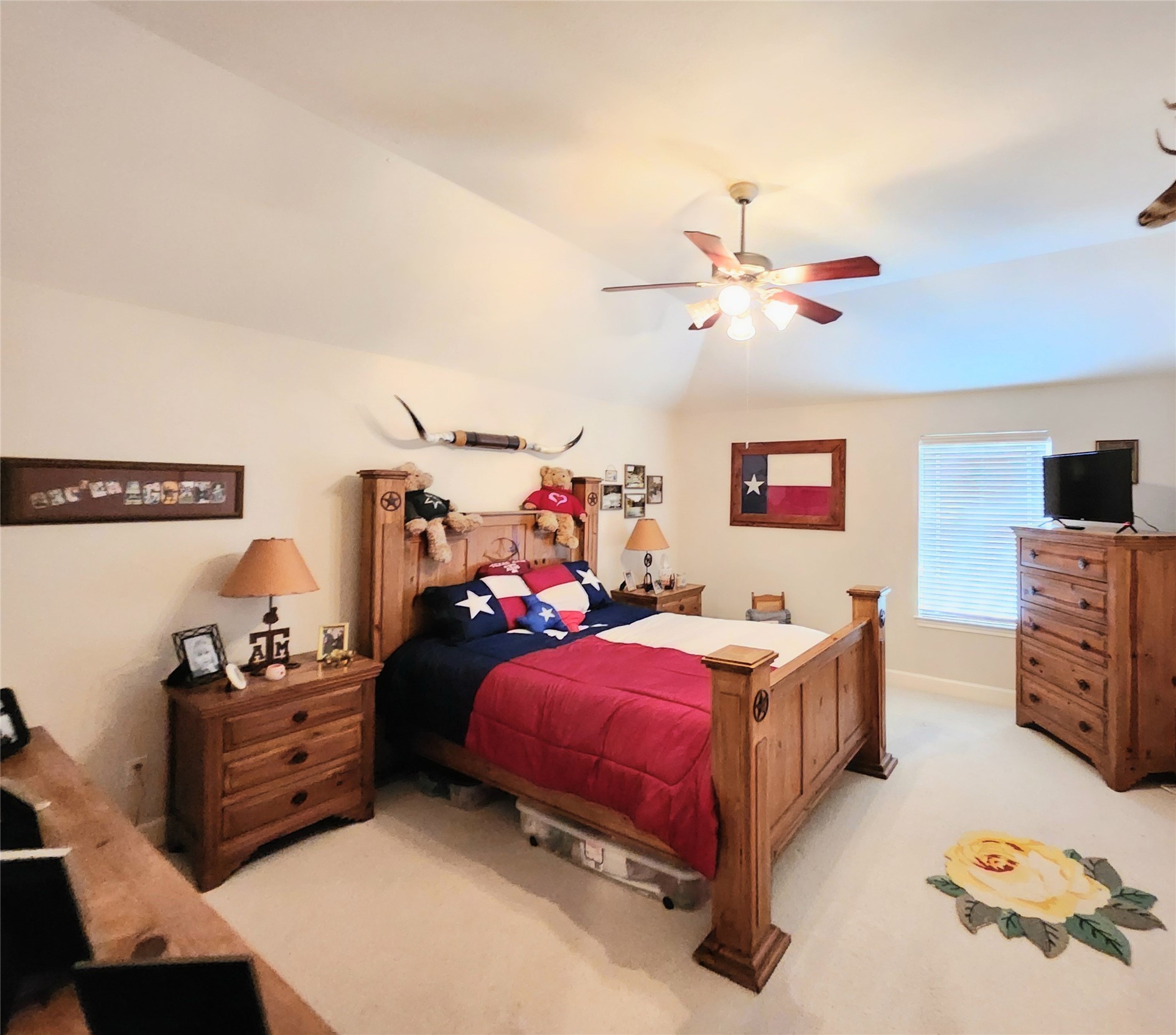This bedroom has an en suite full bath