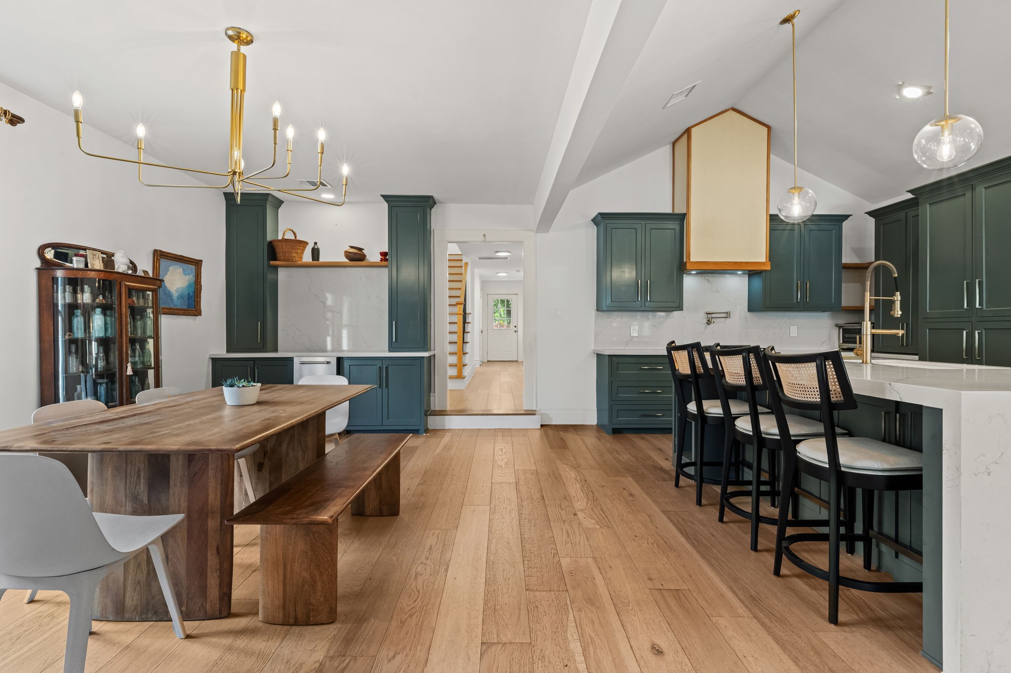 Dining area just to the side of the kitchen Dining area just to the side of the kitchen