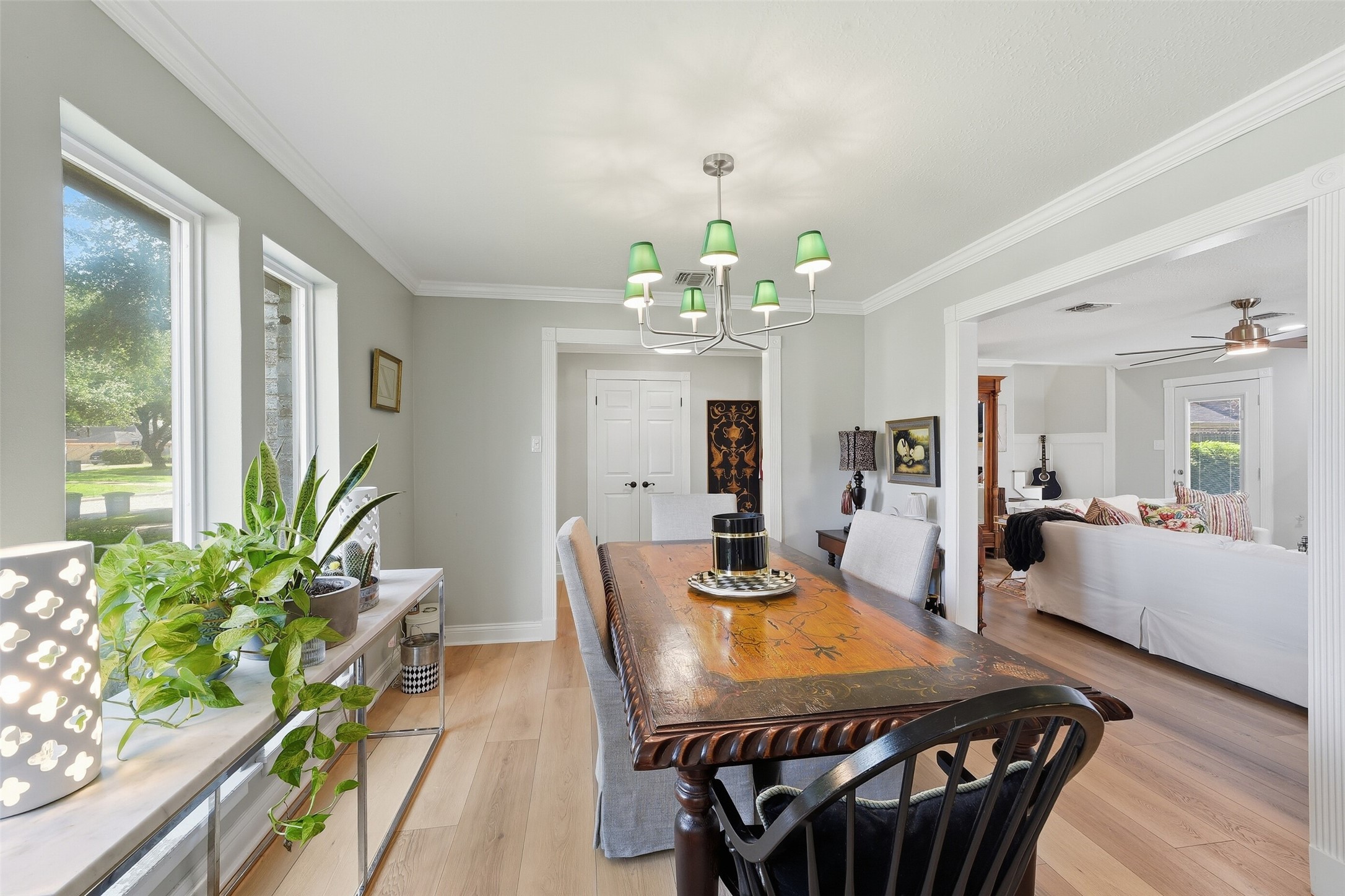 Formal dining with more light and windows!