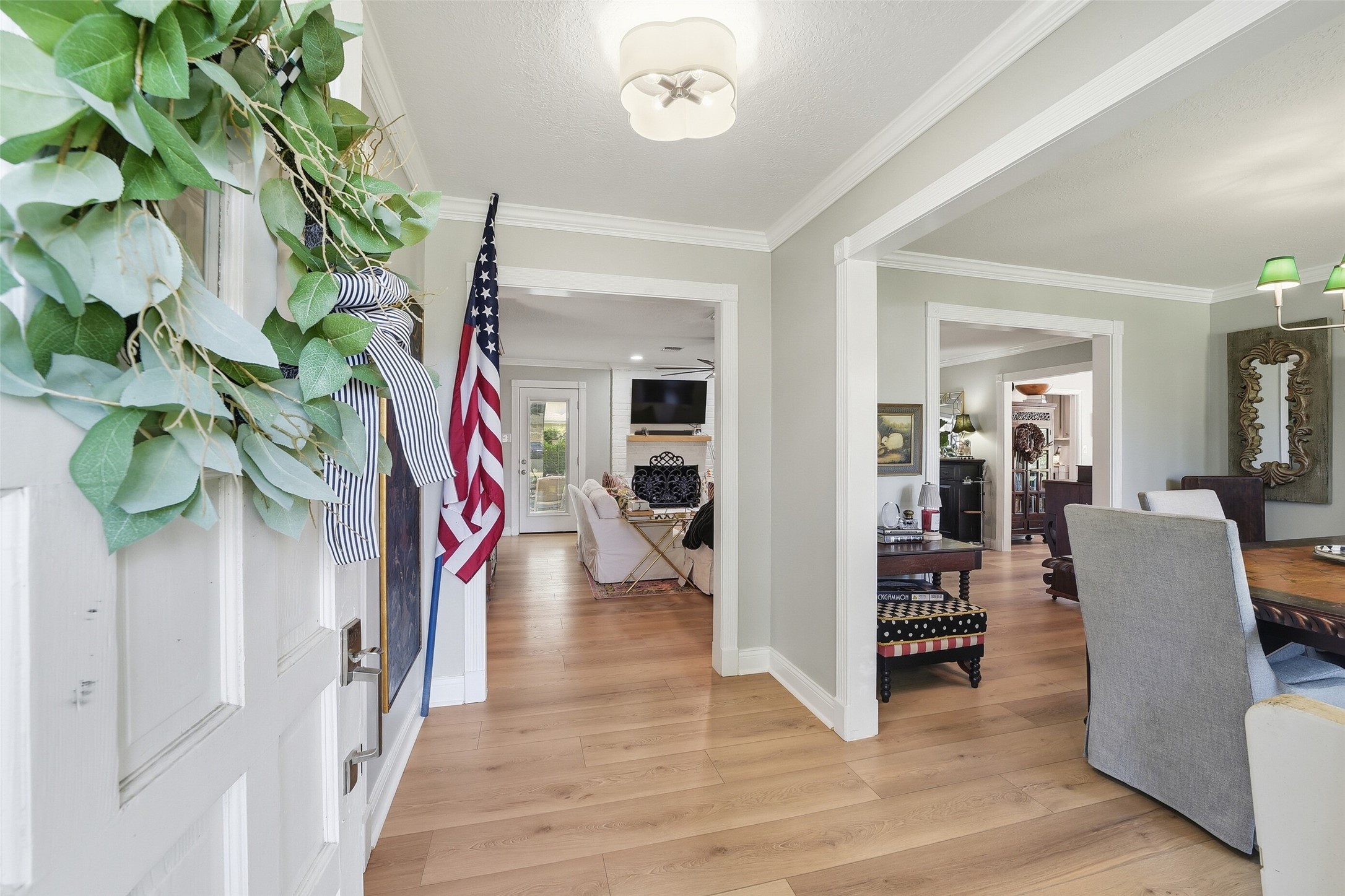 Welcome!  Foyer leading to either formal dining or family room.