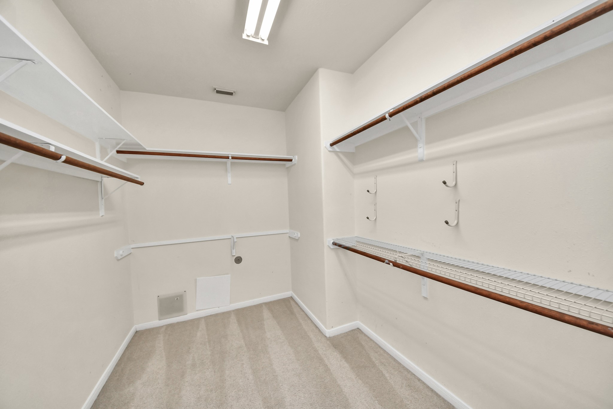 Primary closet