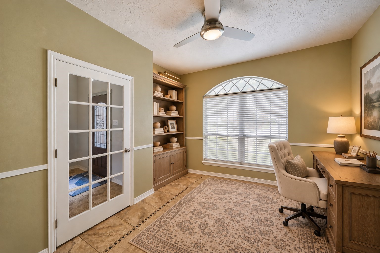 1st floor study - virtually staged