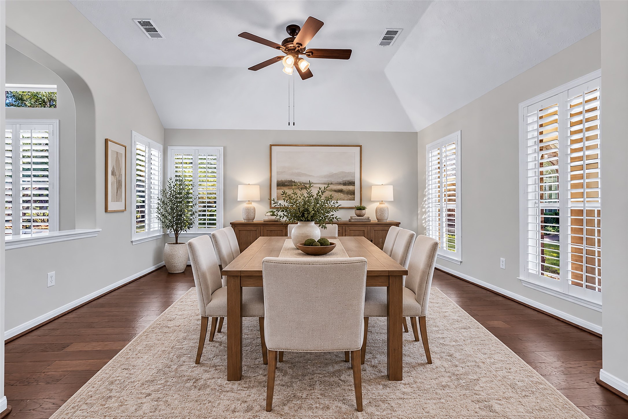 Virtually Staged as Formal Dining Room