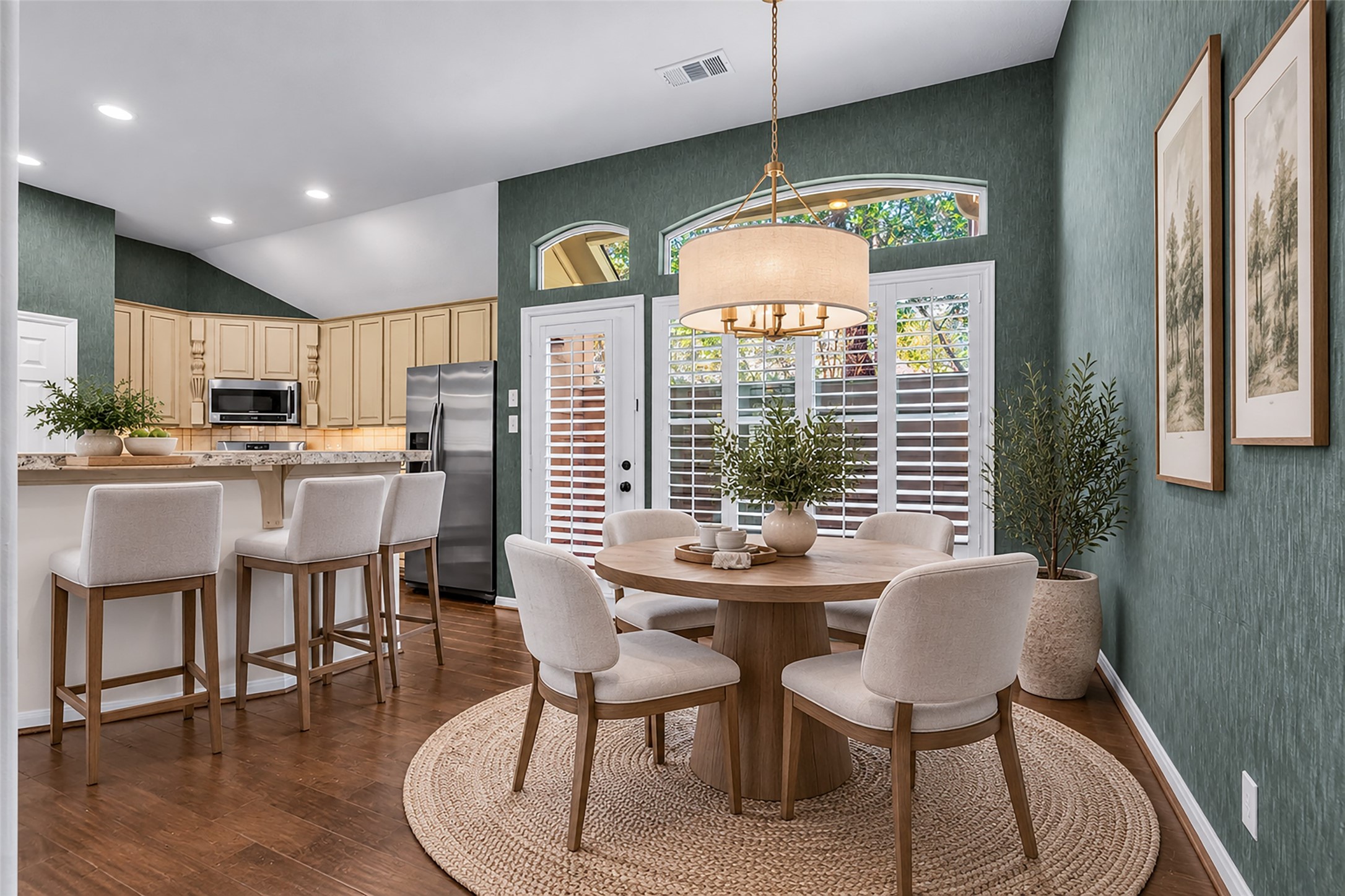 Virtually Staged Breakfast Room