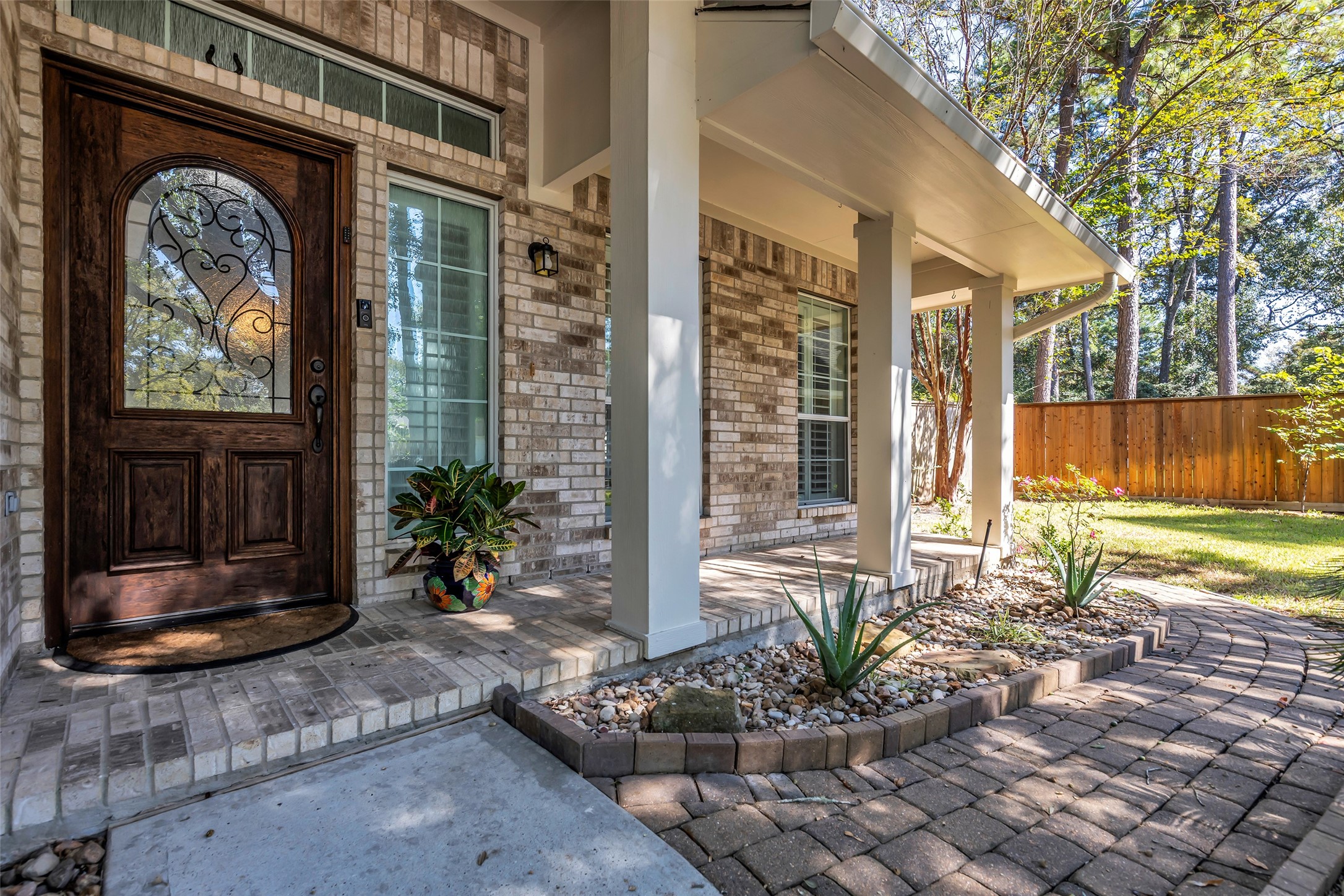 Great front porch for watching sunset or neighbors