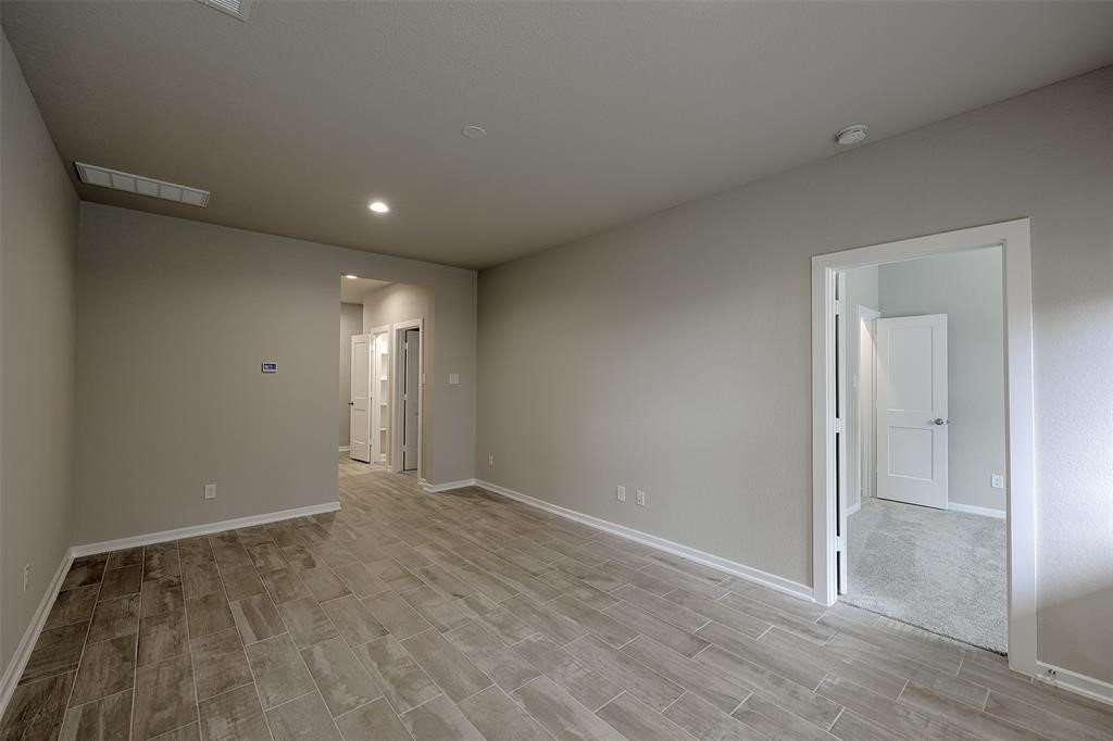 Ground level flex living area.