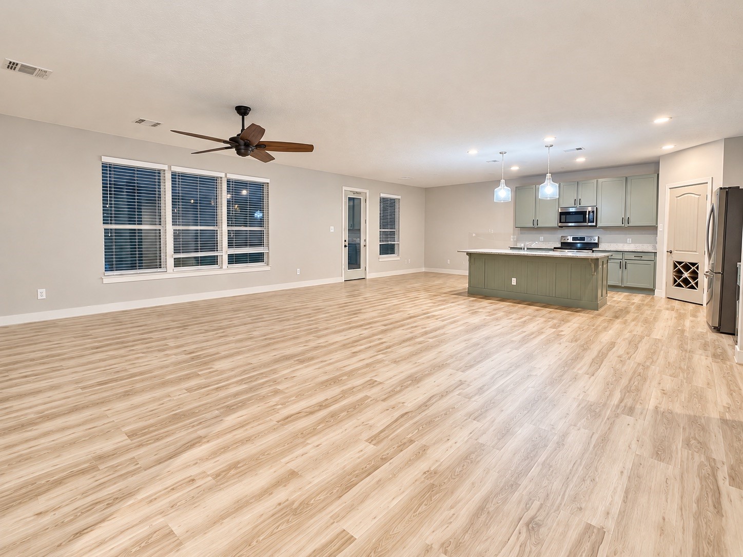 This property features an inviting, open-concept floor plan designed for seamless living and entertaining.