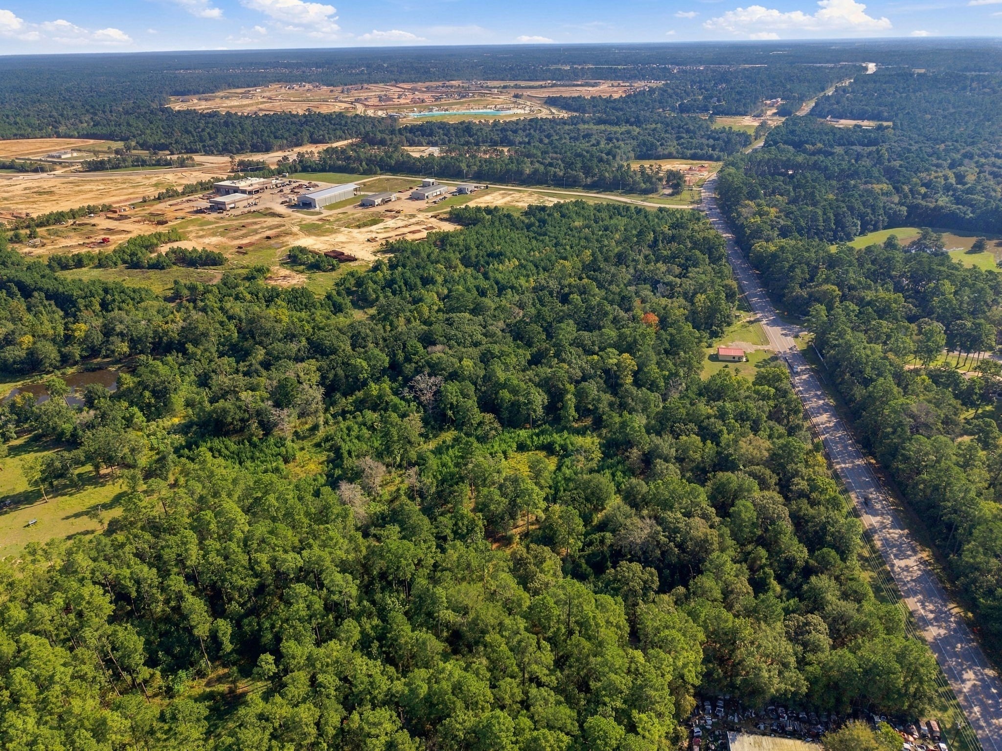 The lot can be subdivided for endless possibilities.