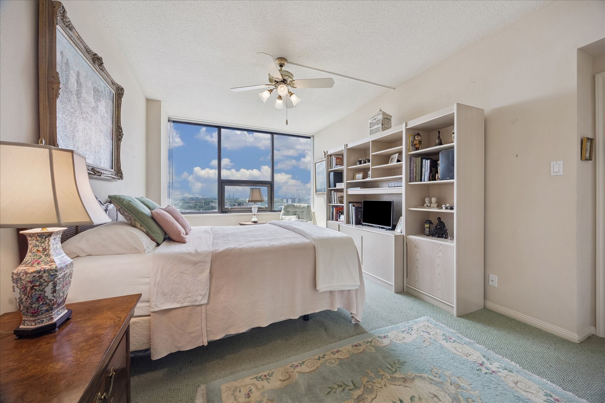 Another view of the primary bedroom.