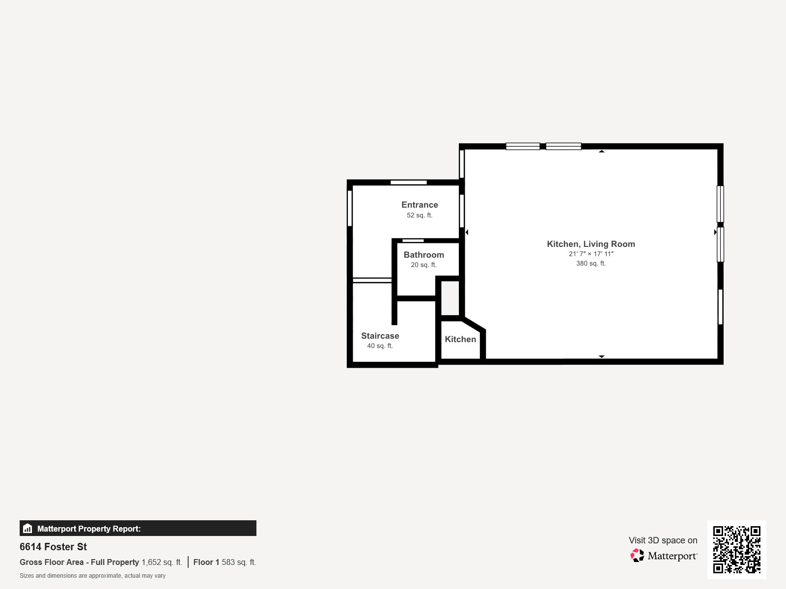 First floor layout