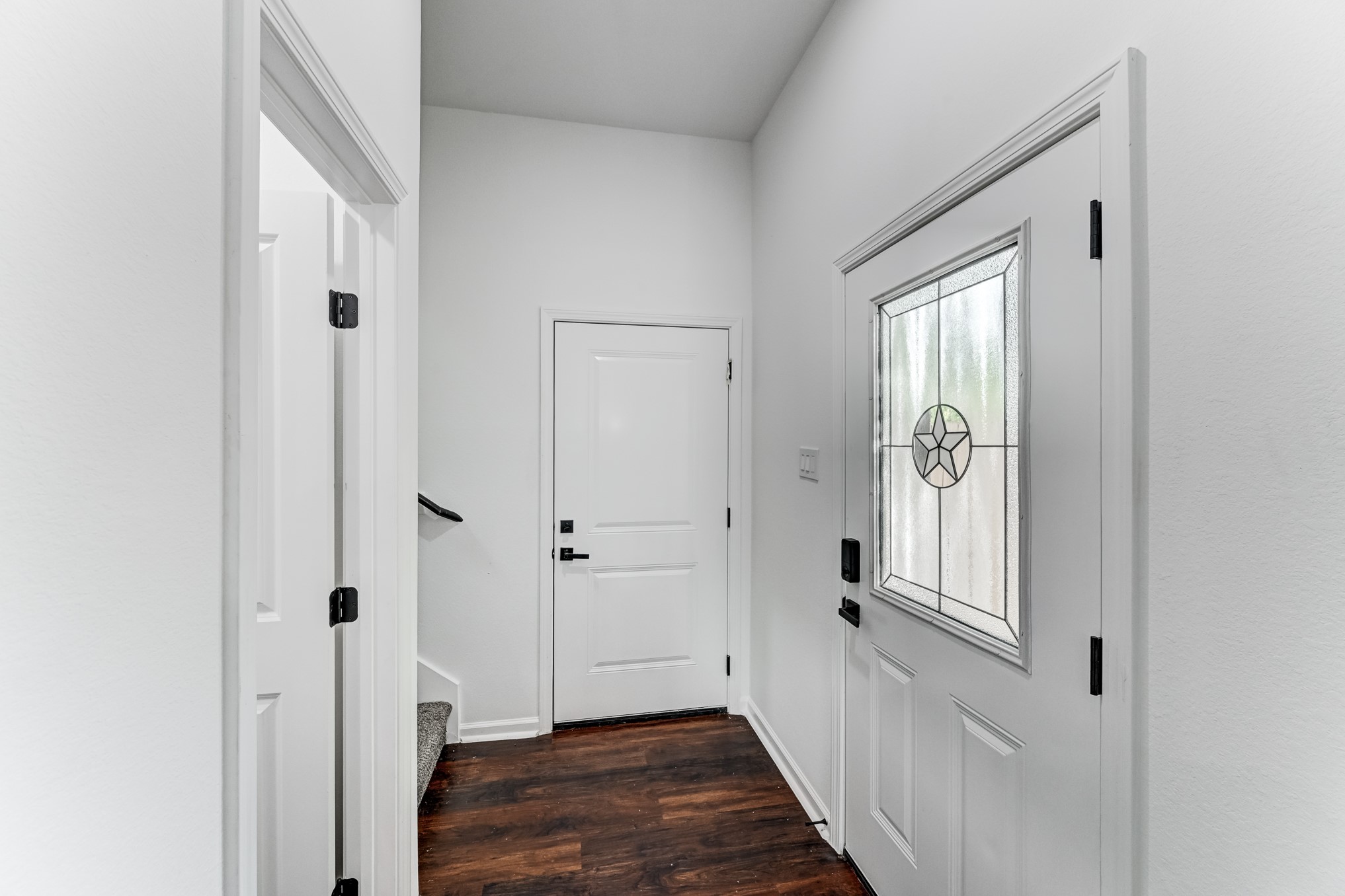 Inviting entrance with natural light Inviting entrance with natural light