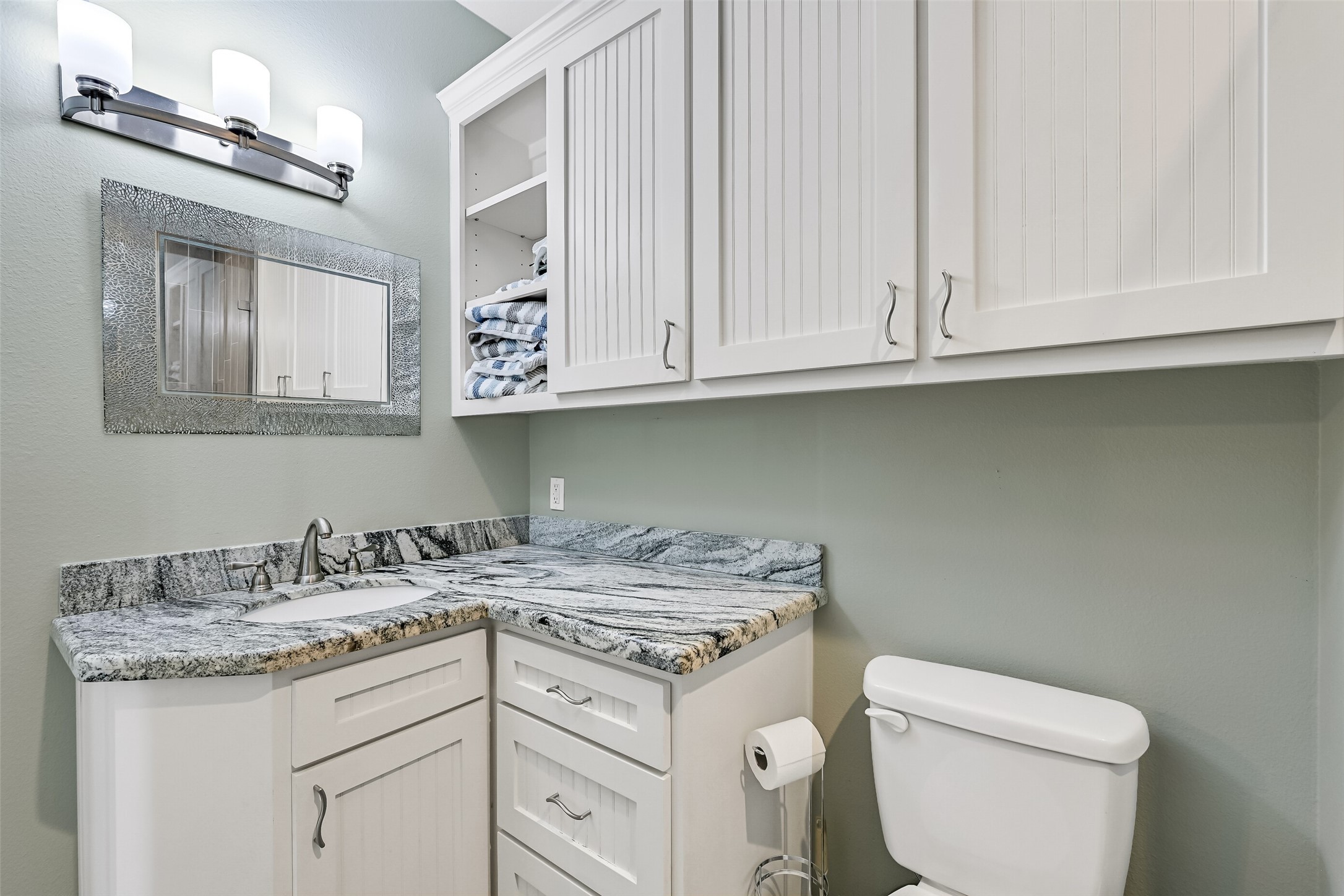 Look at all of that cabinetry!
