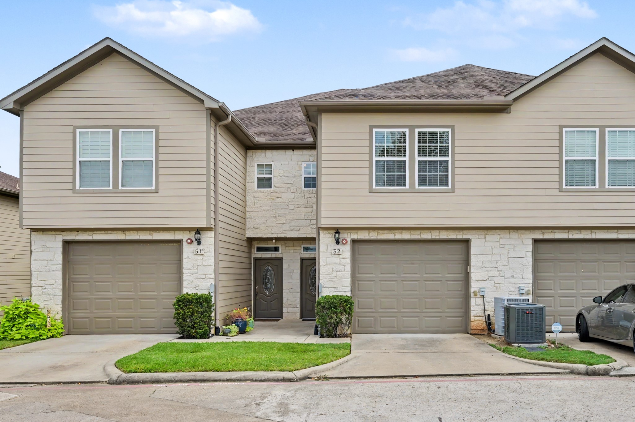 3 bedroom, 2.5 bath and 2 balconies
