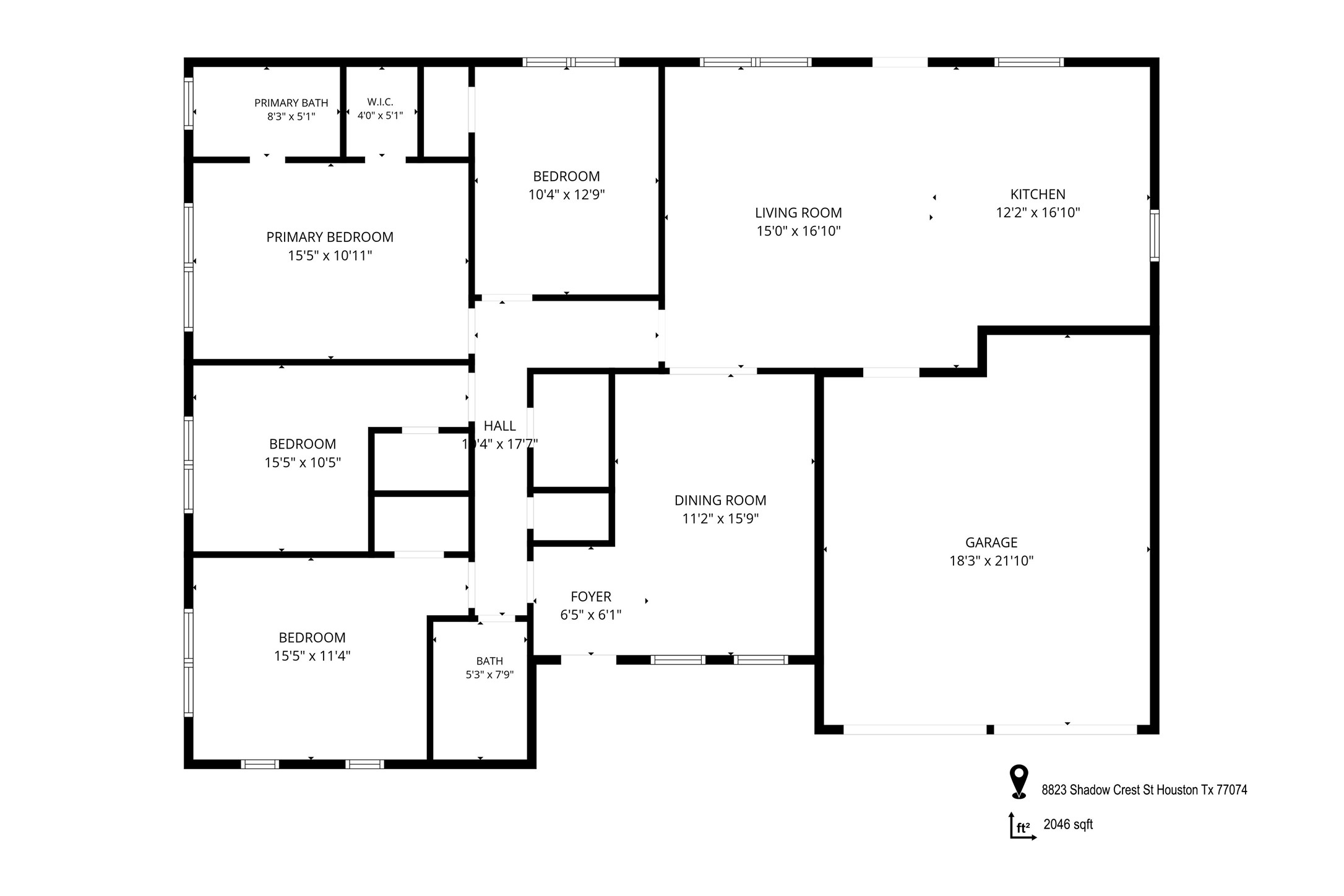 8823 Shadow Crest Street, Houston, TX 77074