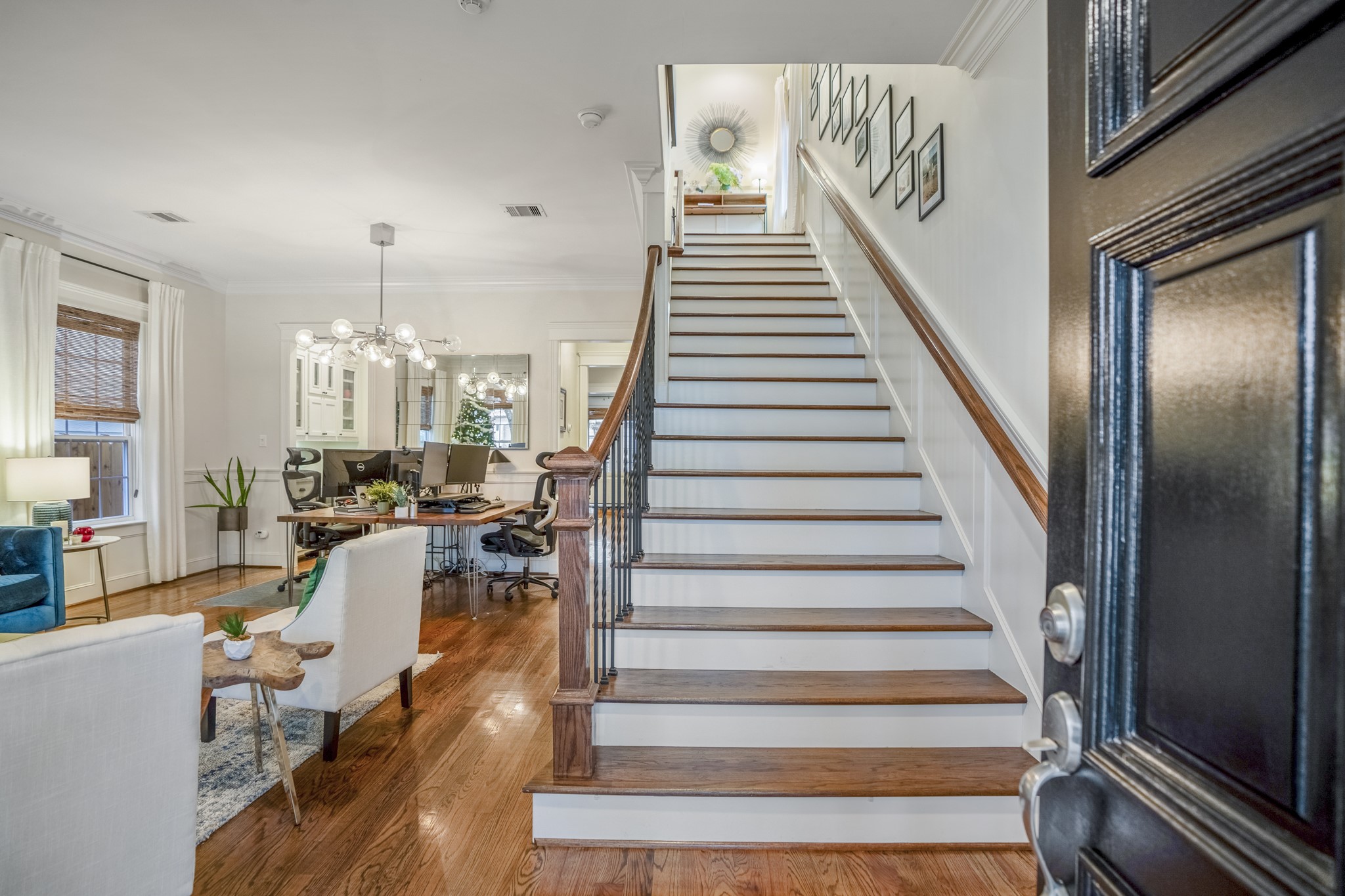 Welcome inside 840 Tulane where real hardwoods greet you and span the entire first floor. Living room is just to the left of the foyer. Welcome inside 840 Tulane where real hardwoods greet you and span the entire first floor. Living room is just to the left of the foyer.