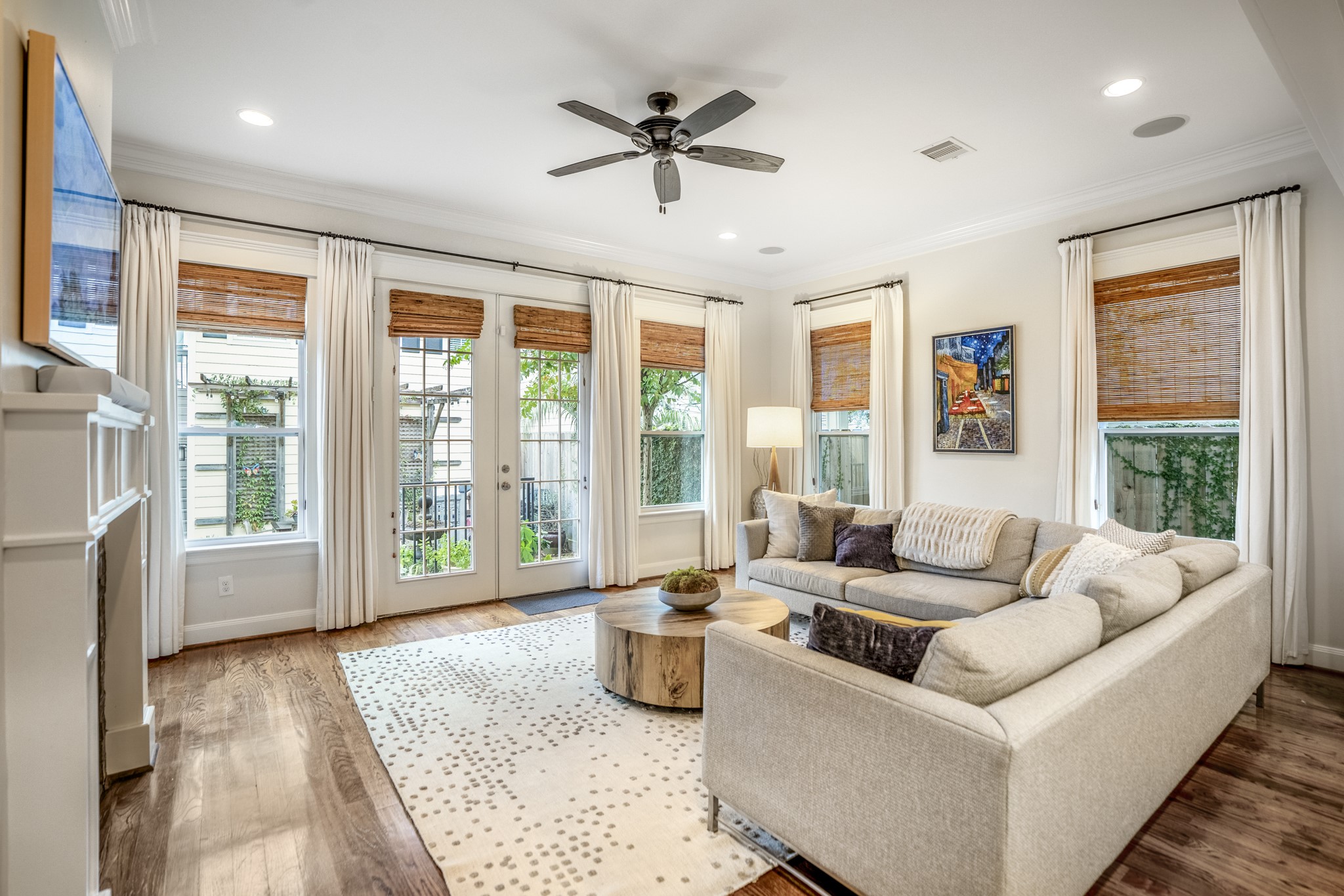 Plenty of windows for ample natural light.