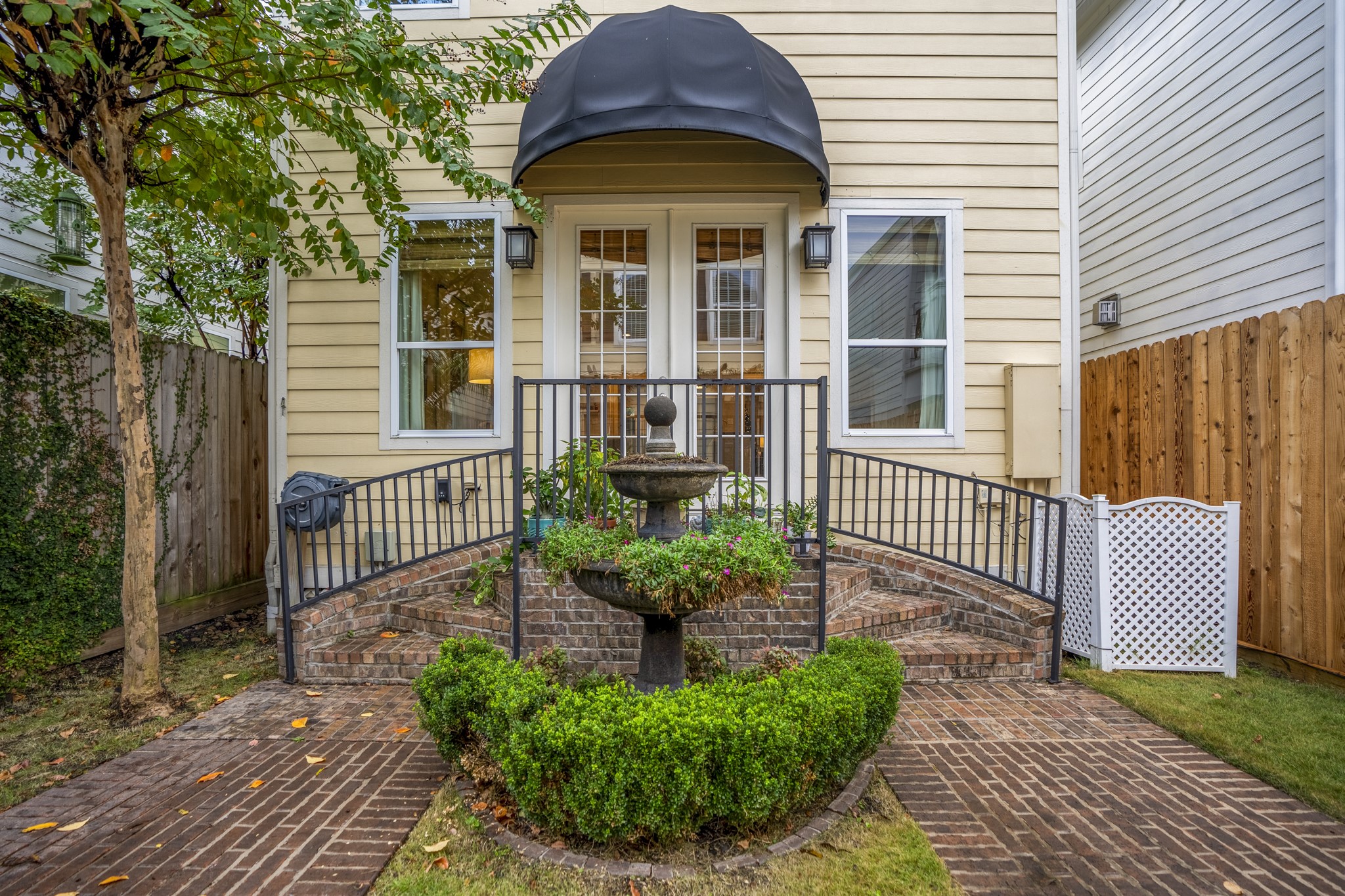 Welcome to your private backyard oasis. Low-maintenance and easy to upkeep.