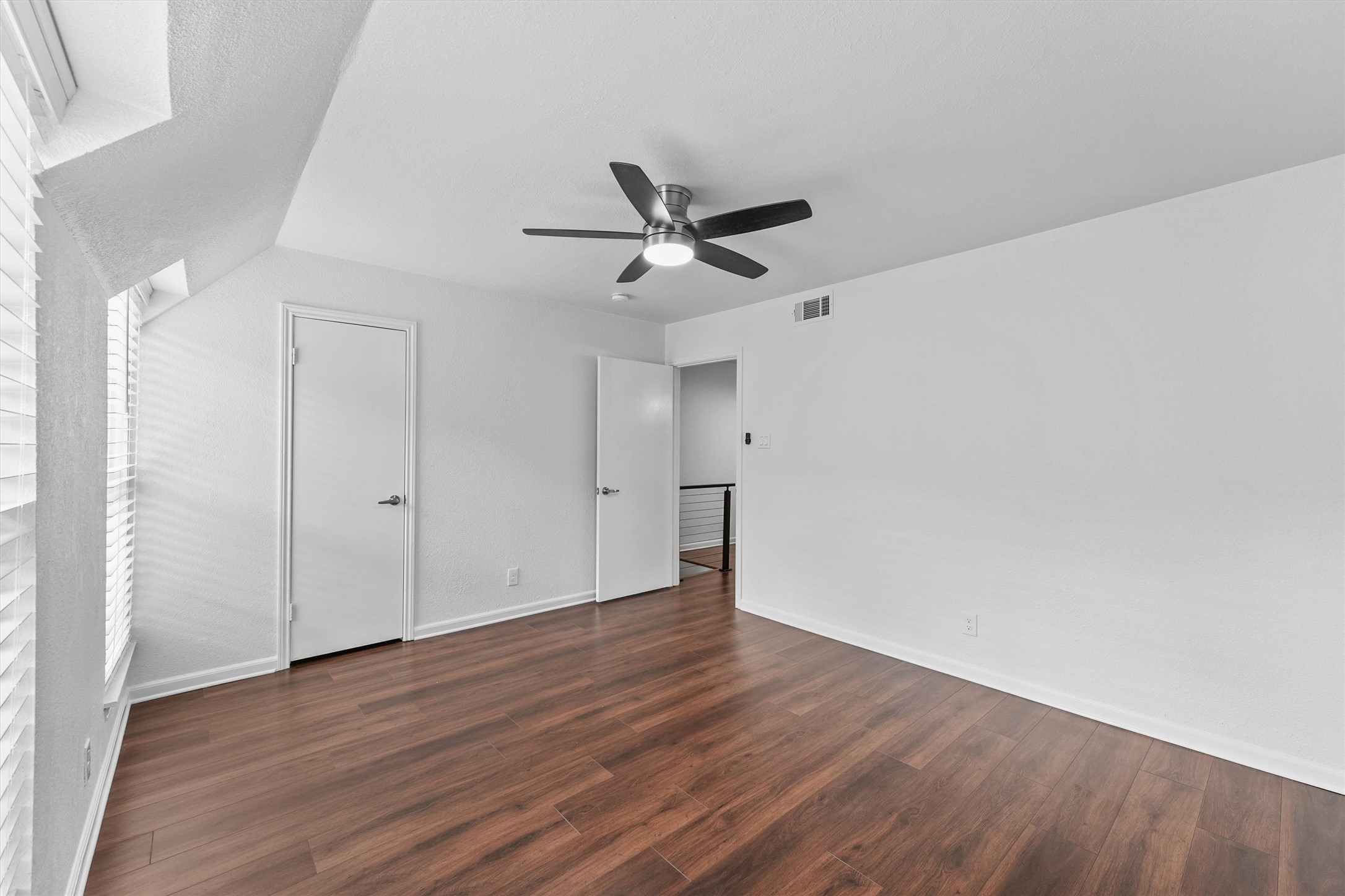 View of entrance into the 14X12 guest bedroom