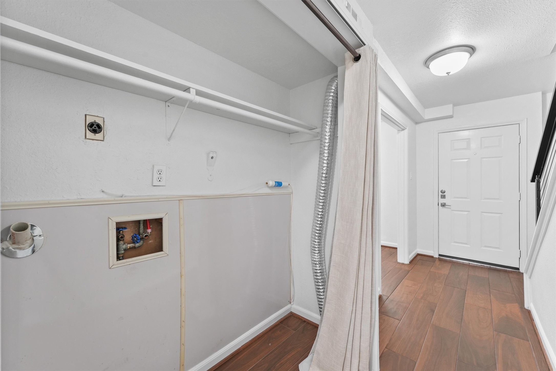 Utility room on the 1st floor (fits a full sized washer and dryer)