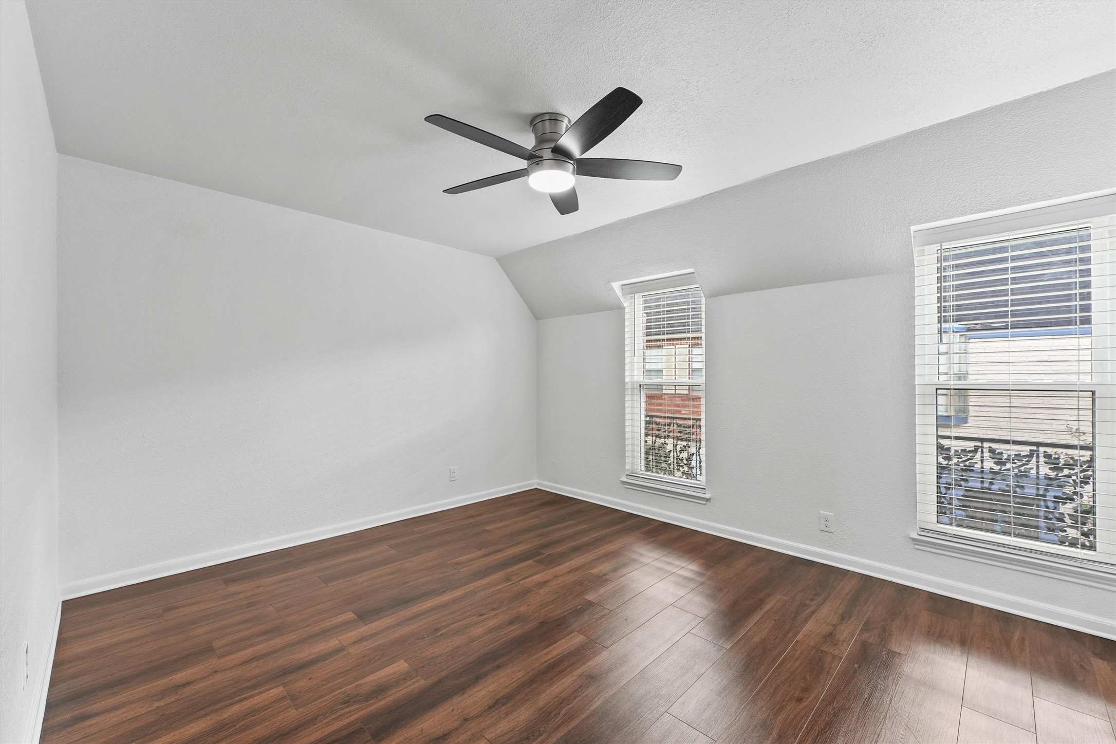Primary bedroom with natural lighting
