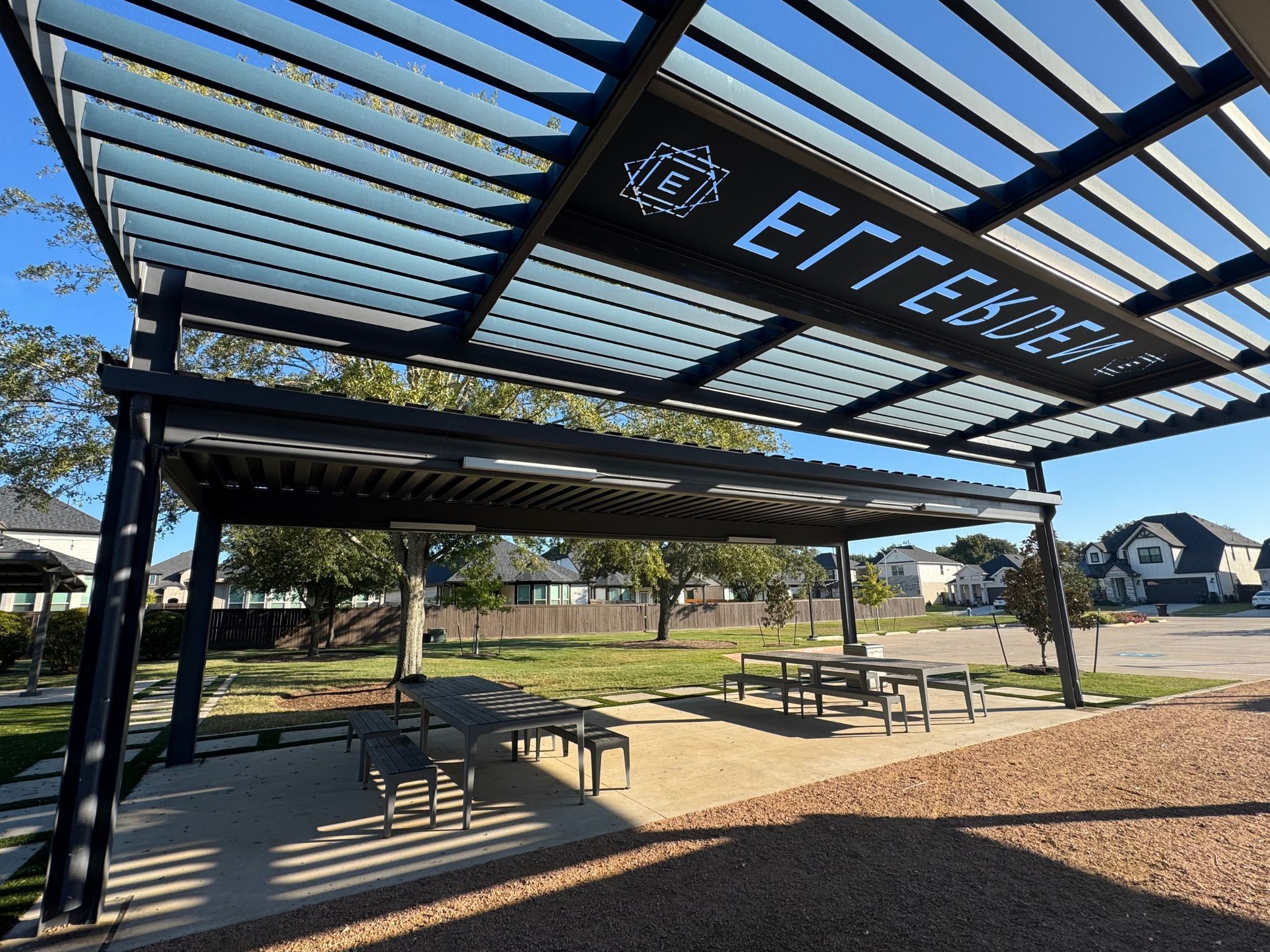 Home is walking distance to park. Picnic area pictured.