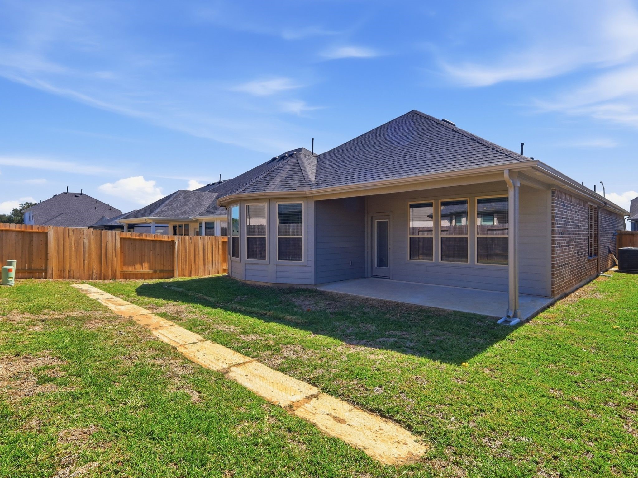 Look at that covered patio!