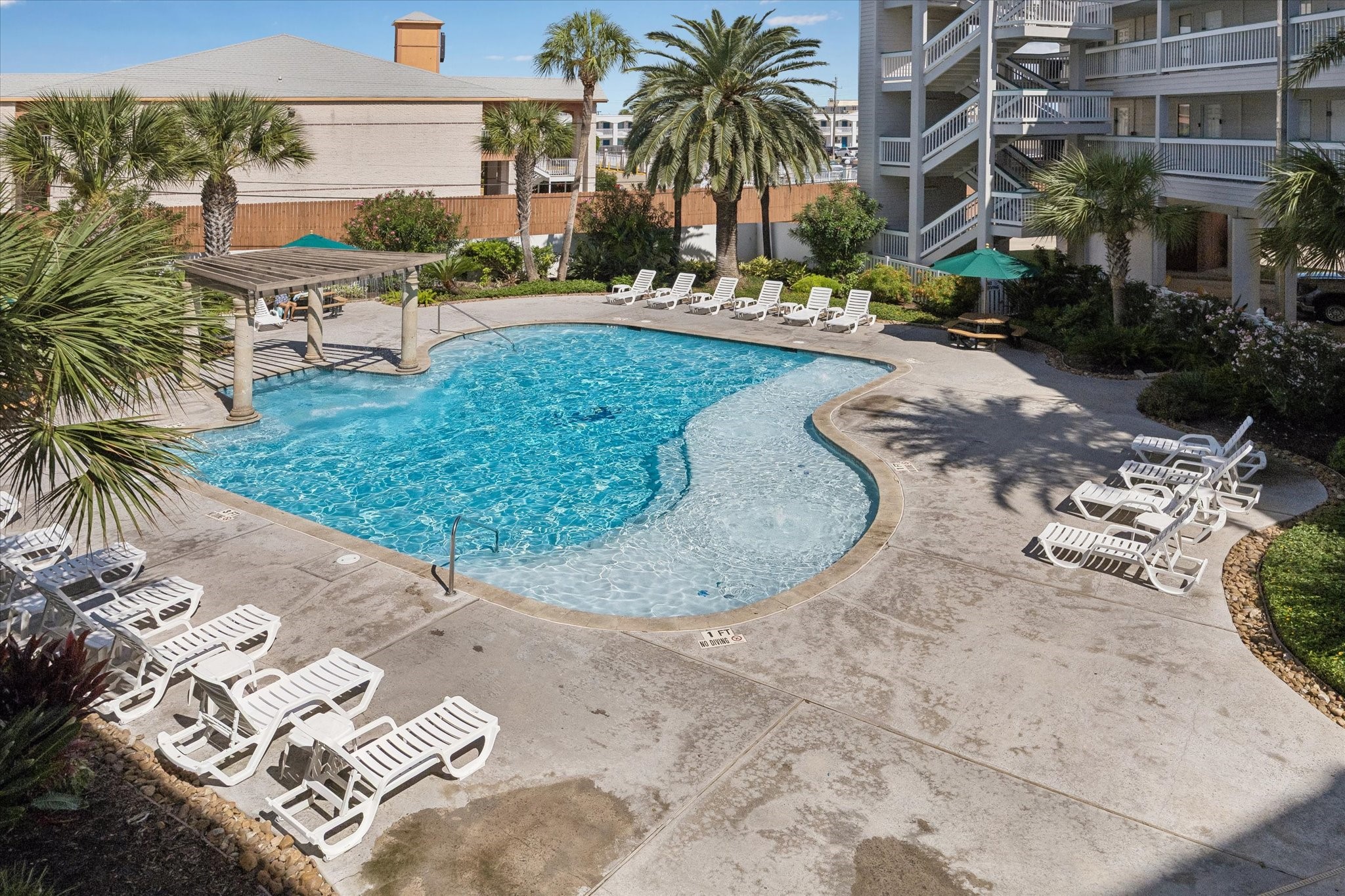 Unit is across from the pool. Great location. Unit is across from the pool. Great location.
