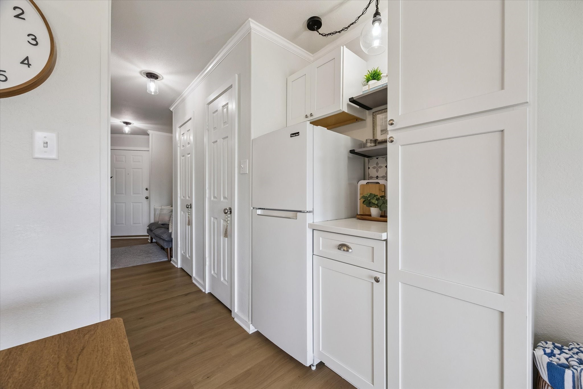 Recently remodeled with new cabinets and pantry added.