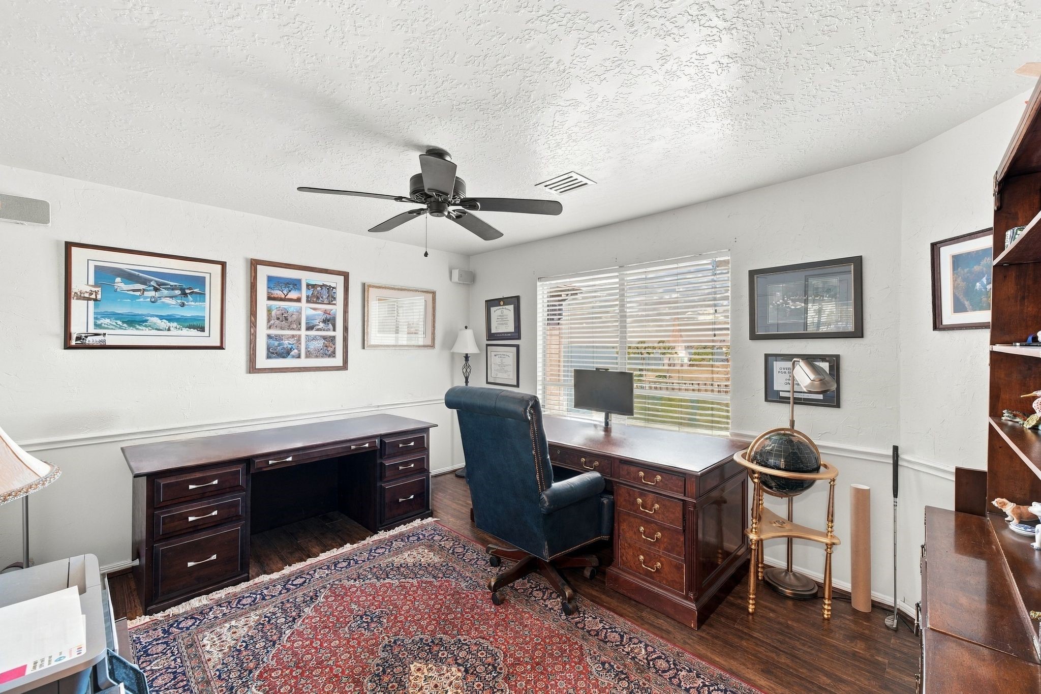 The secondary bedroom is spacious and gets plenty of natural light.
