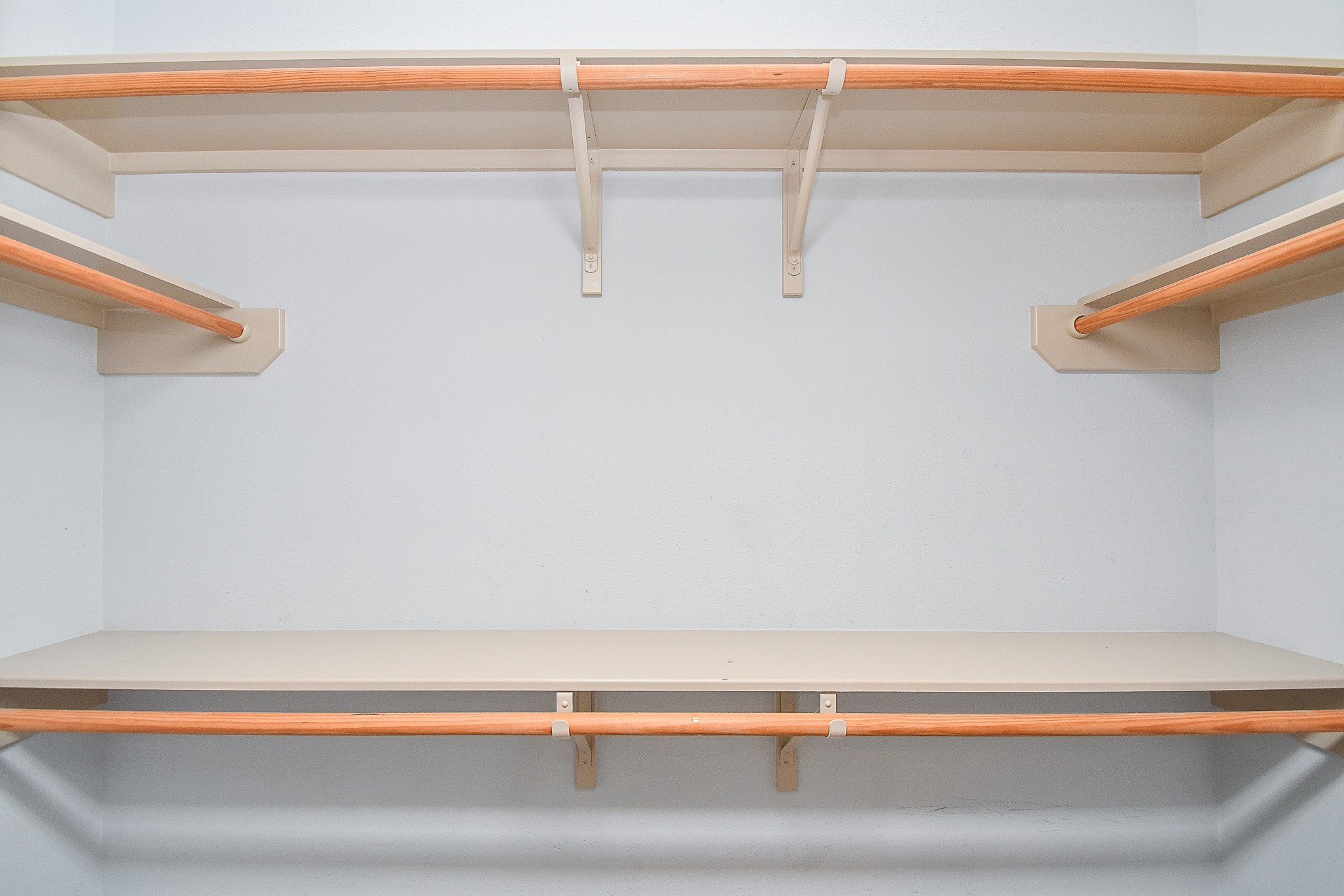 one of the 2 primary bedroom closets
