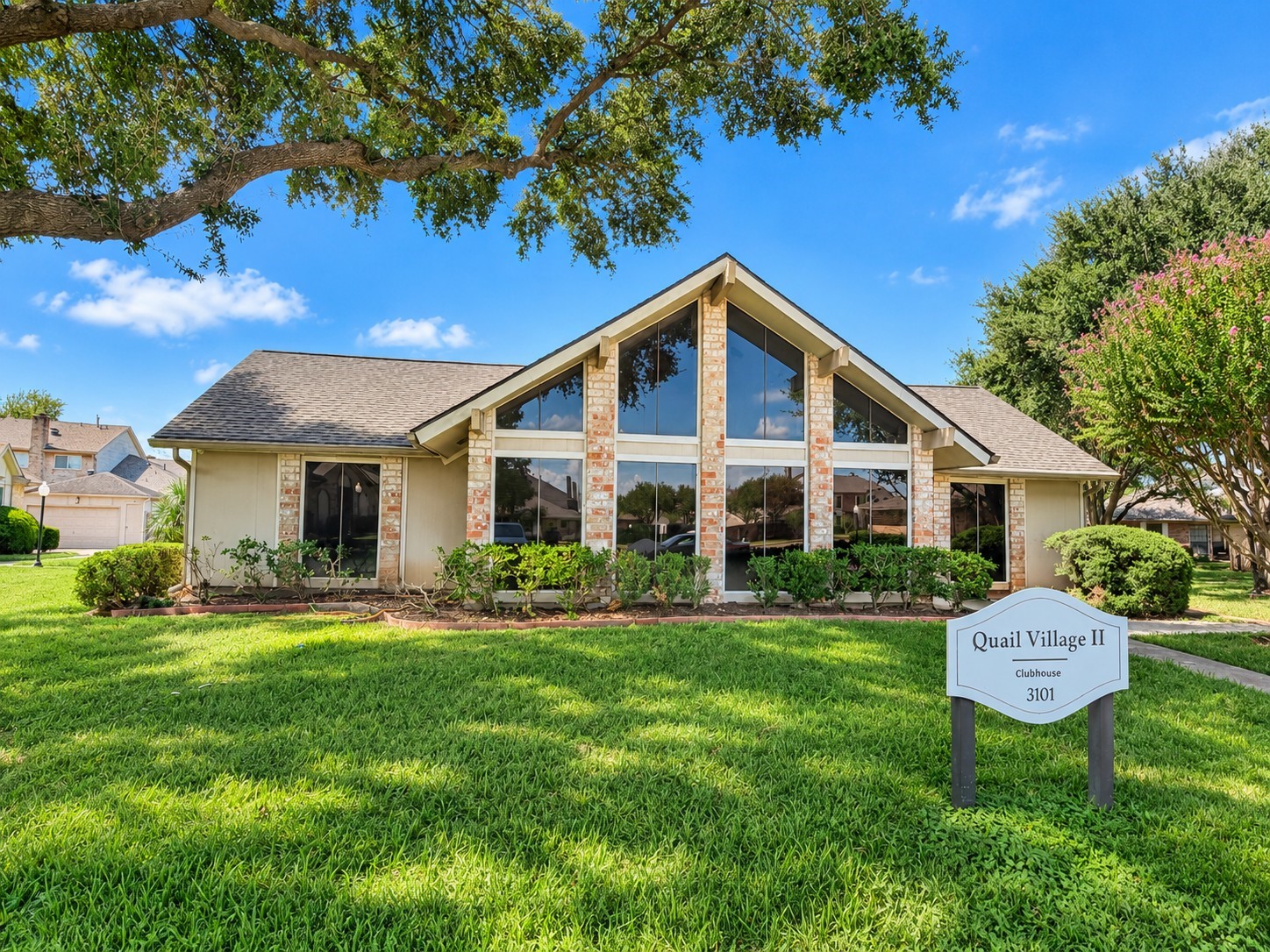 Quail Village II also has a clubhouse & pool!