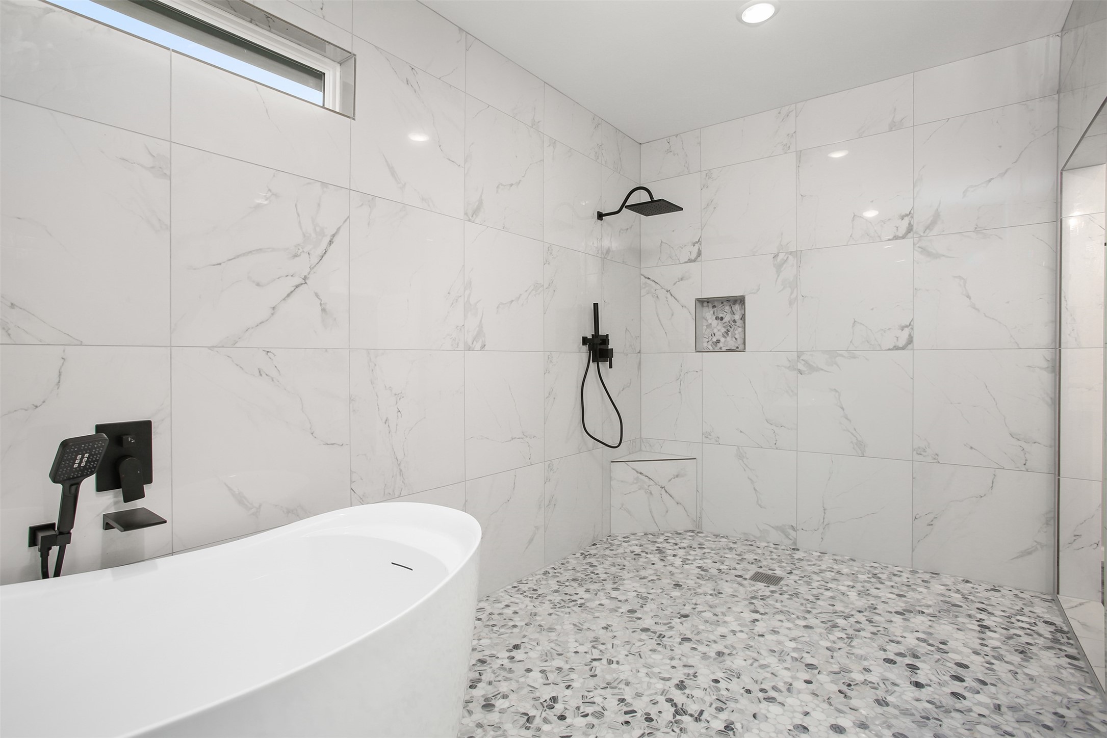 A second view of the shower room