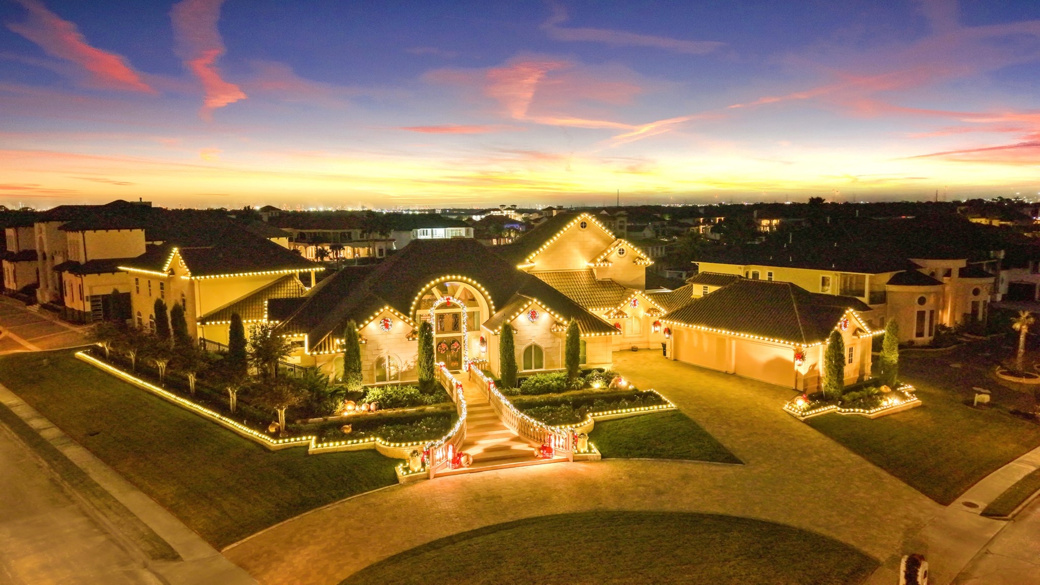 Christmastime display