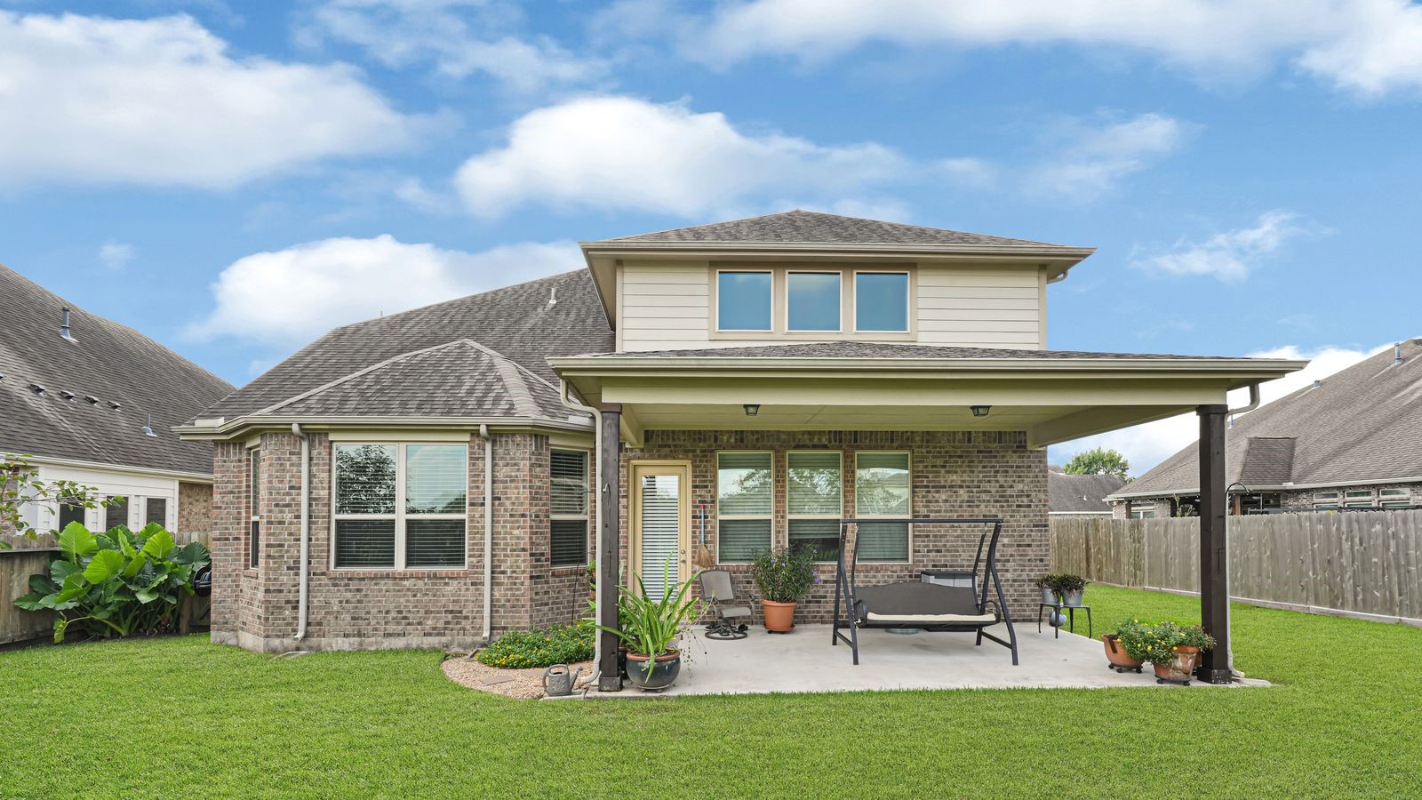 View of the back of your future home.