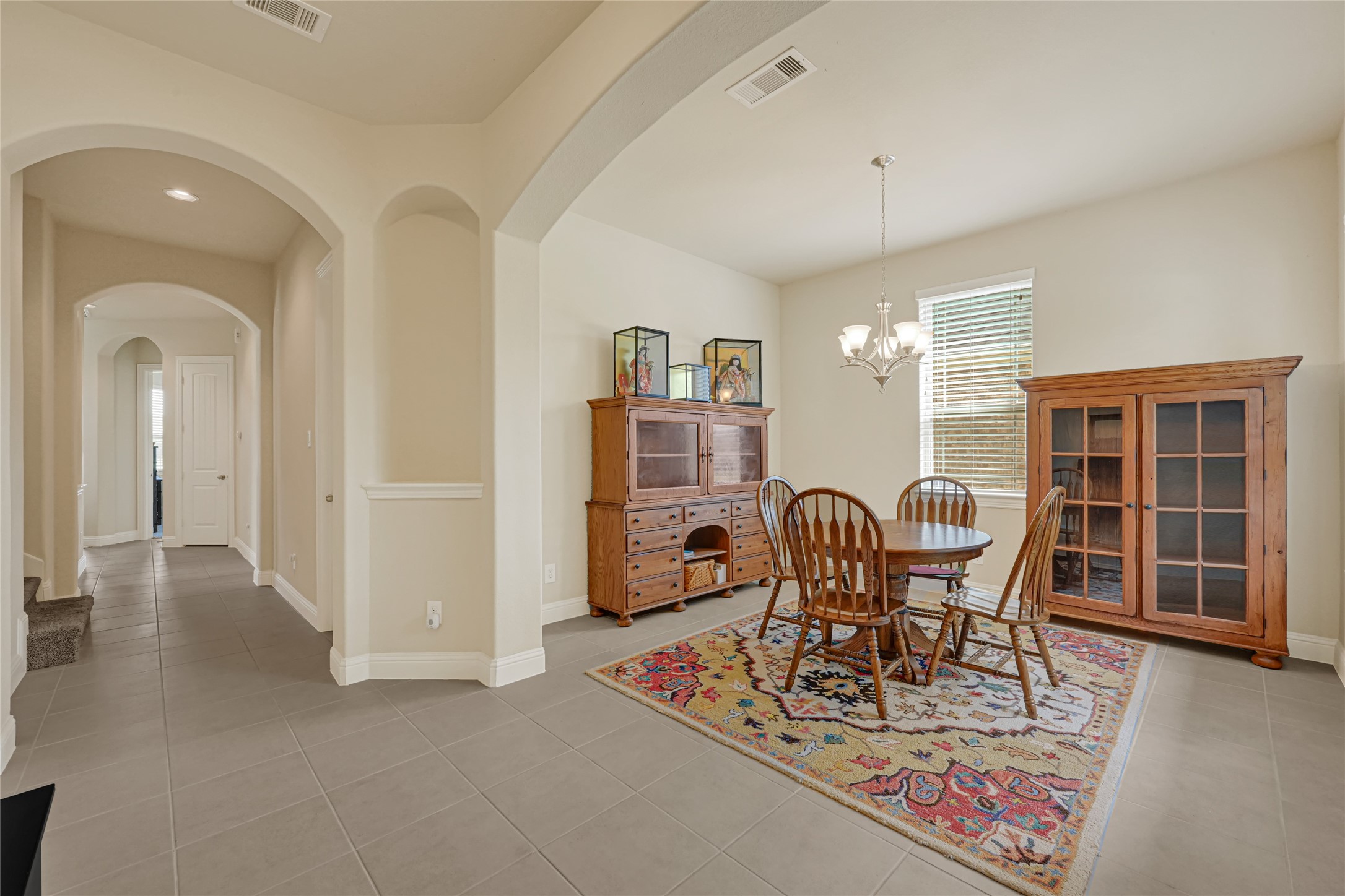 The entrance of your home and formal dining. The entrance of your home and formal dining.