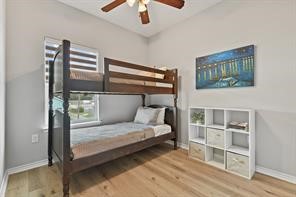 Virtual staged bedroom.