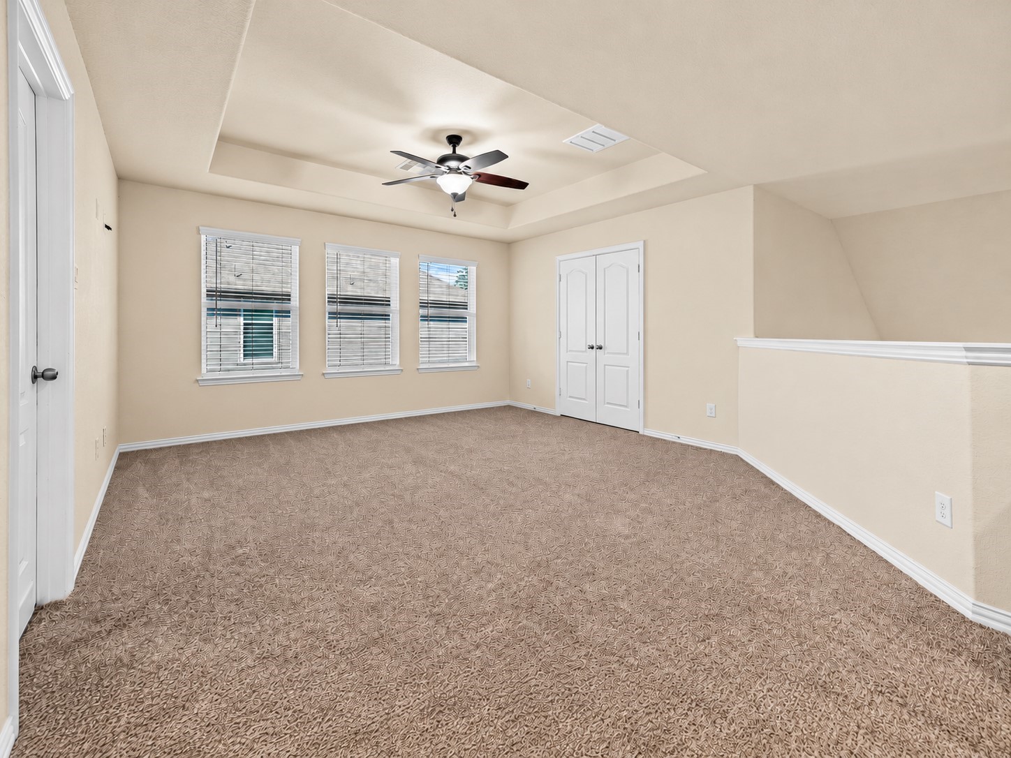 Make this versatile upstairs retreat your own!