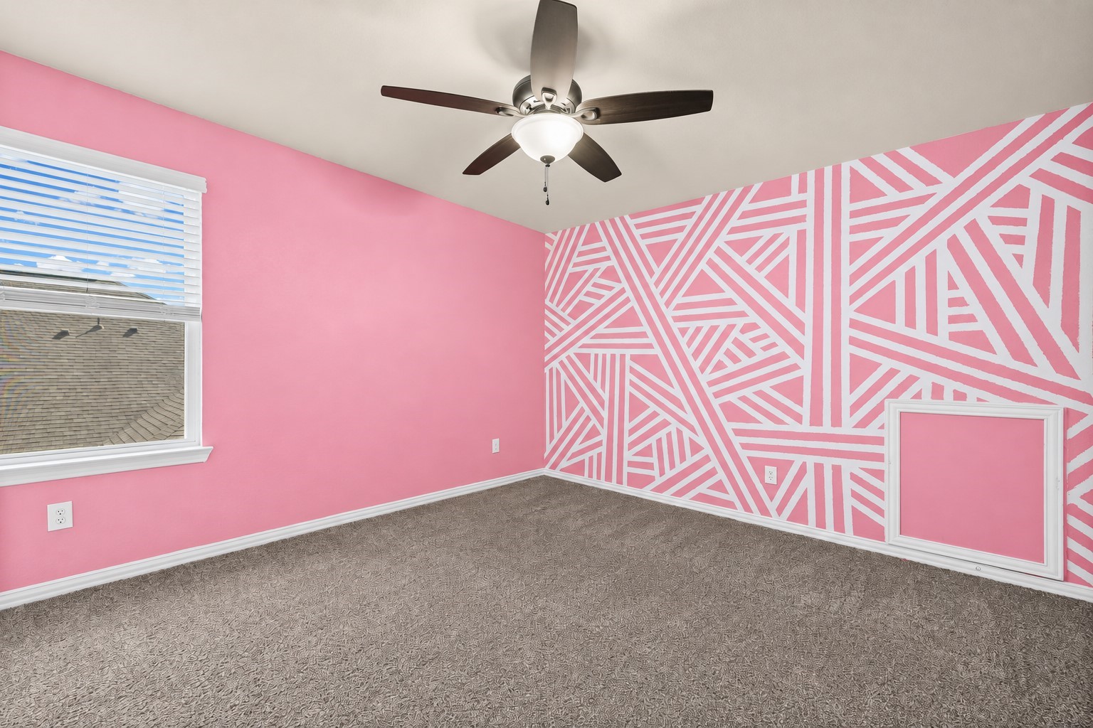 A charming upstairs bedroom ready for your personal touch!
