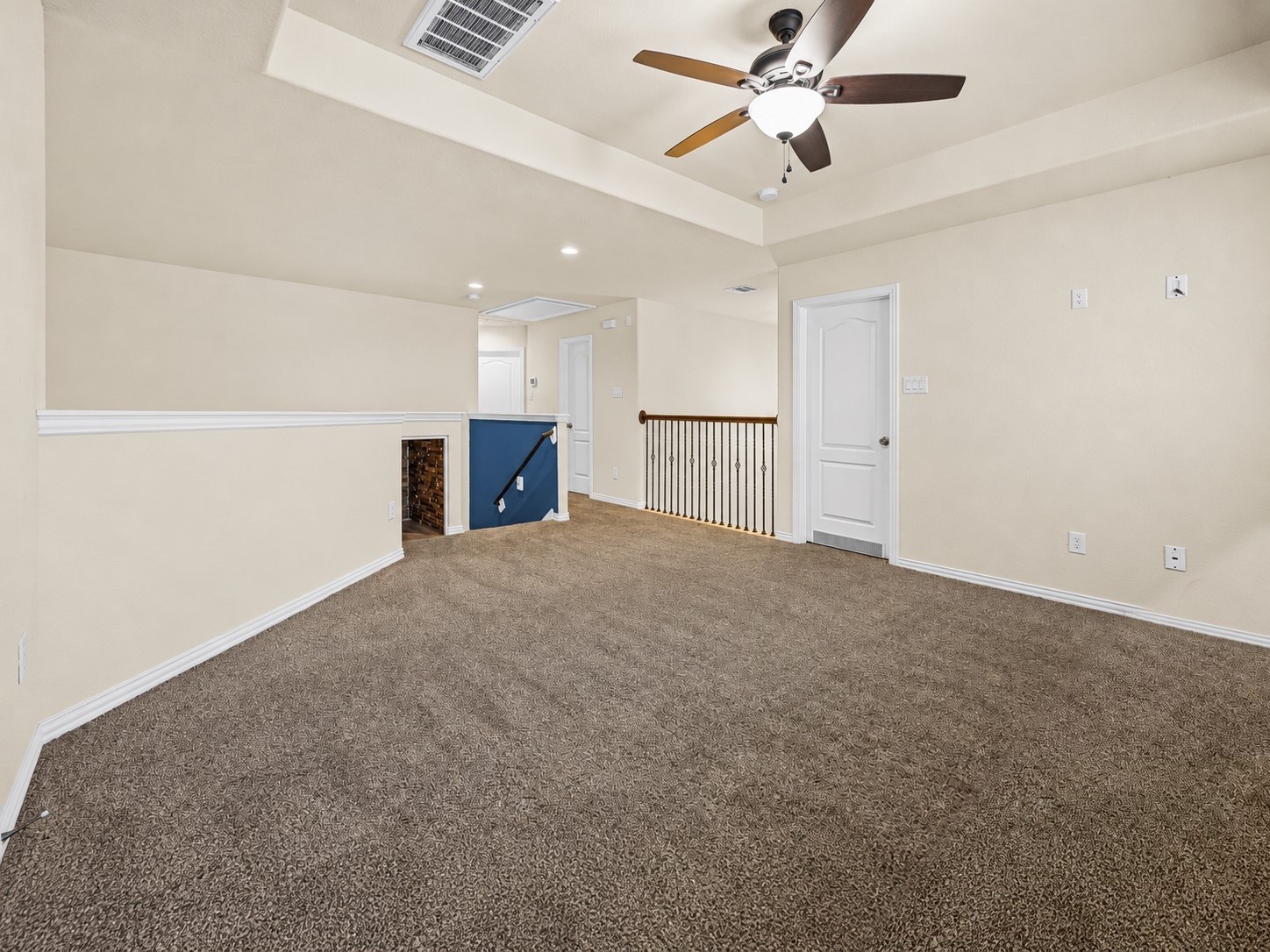 Spacious second floor bonus area ideal for a game room, media lounge, home office, or cozy retreat tailored to your lifestyle!
