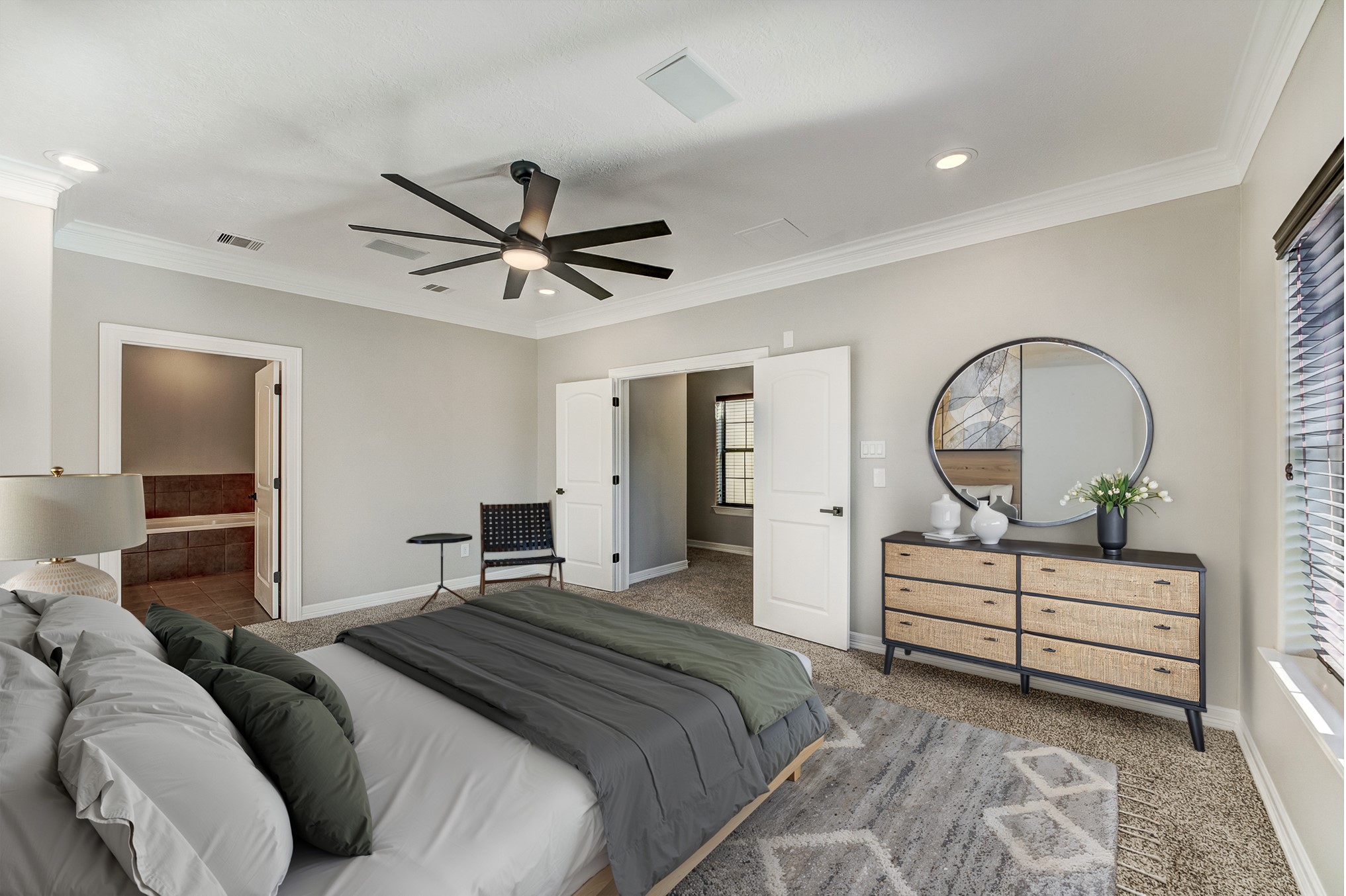 Virtually Staged - Primary Bedroom