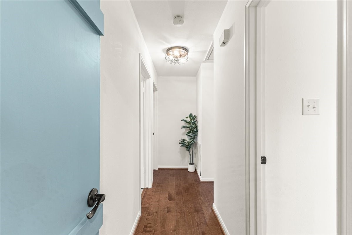 Hallway leading to bedrooms