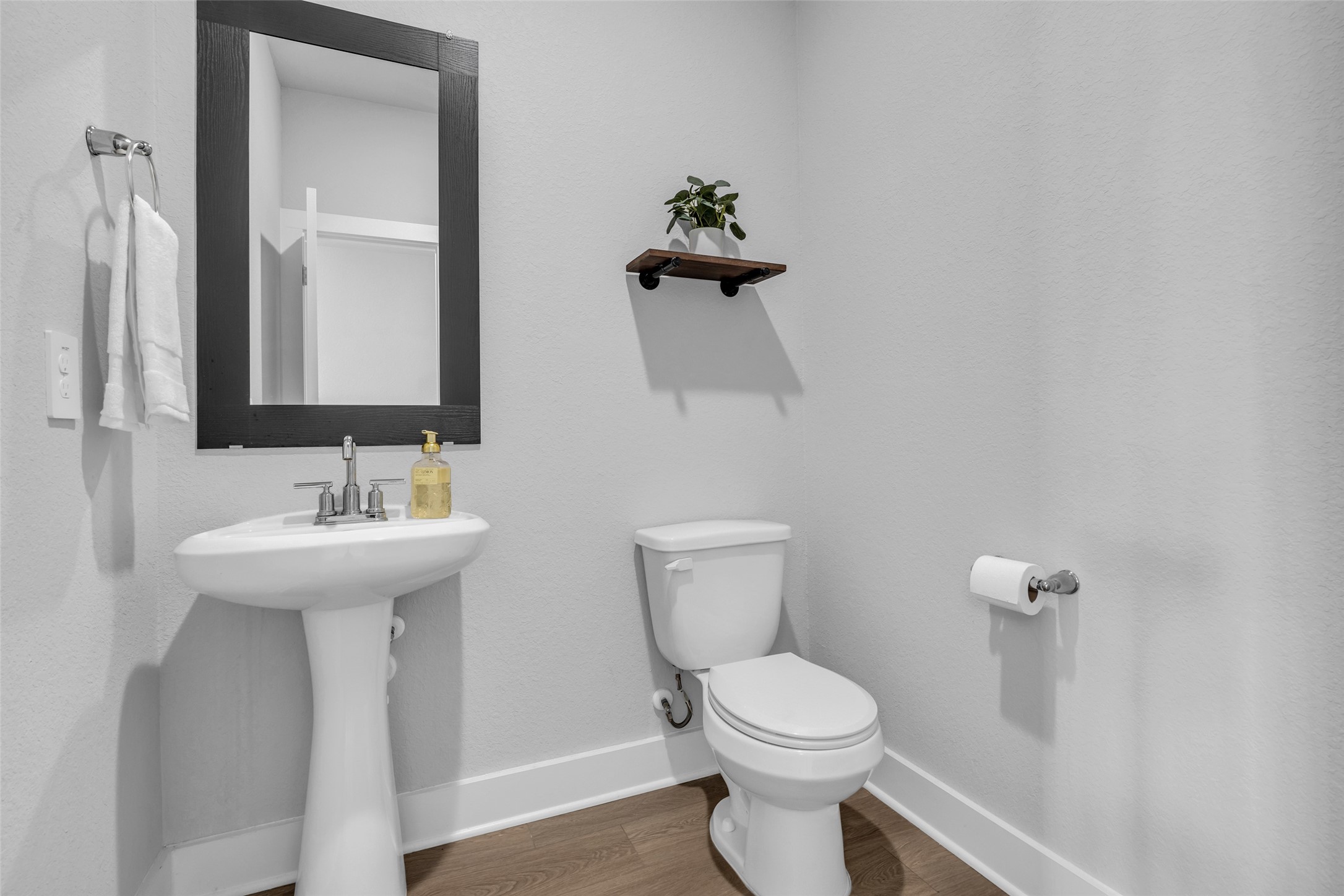 Half bath on first floor