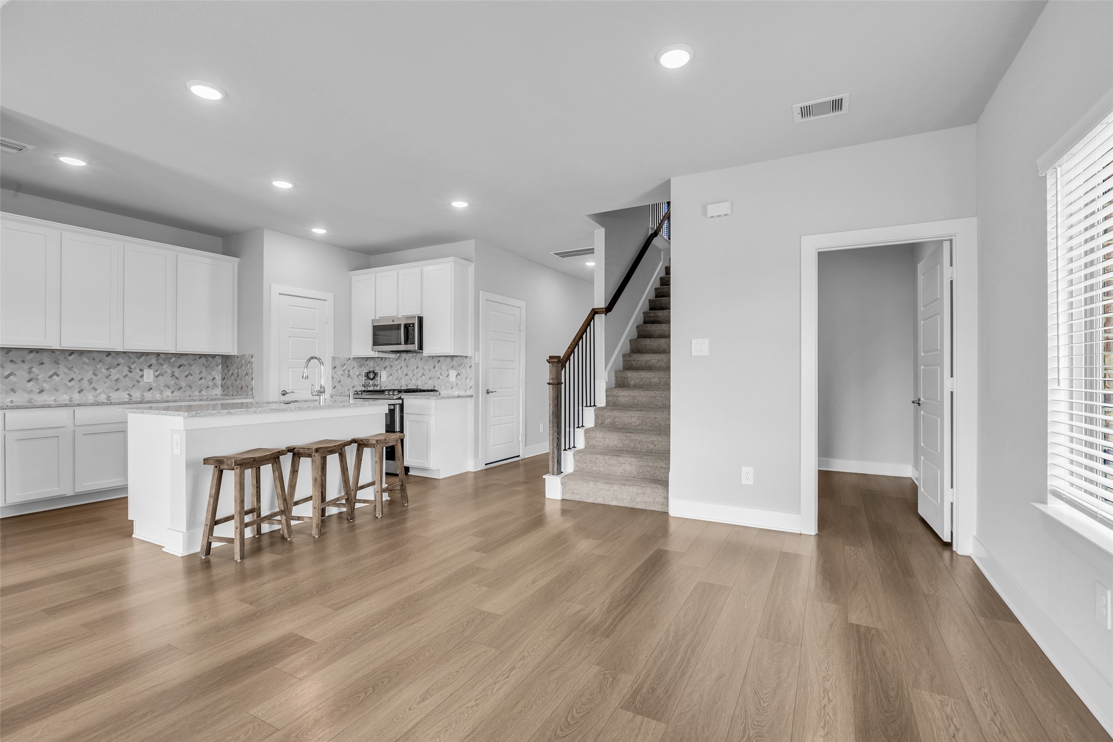 Dining area off the kitchen