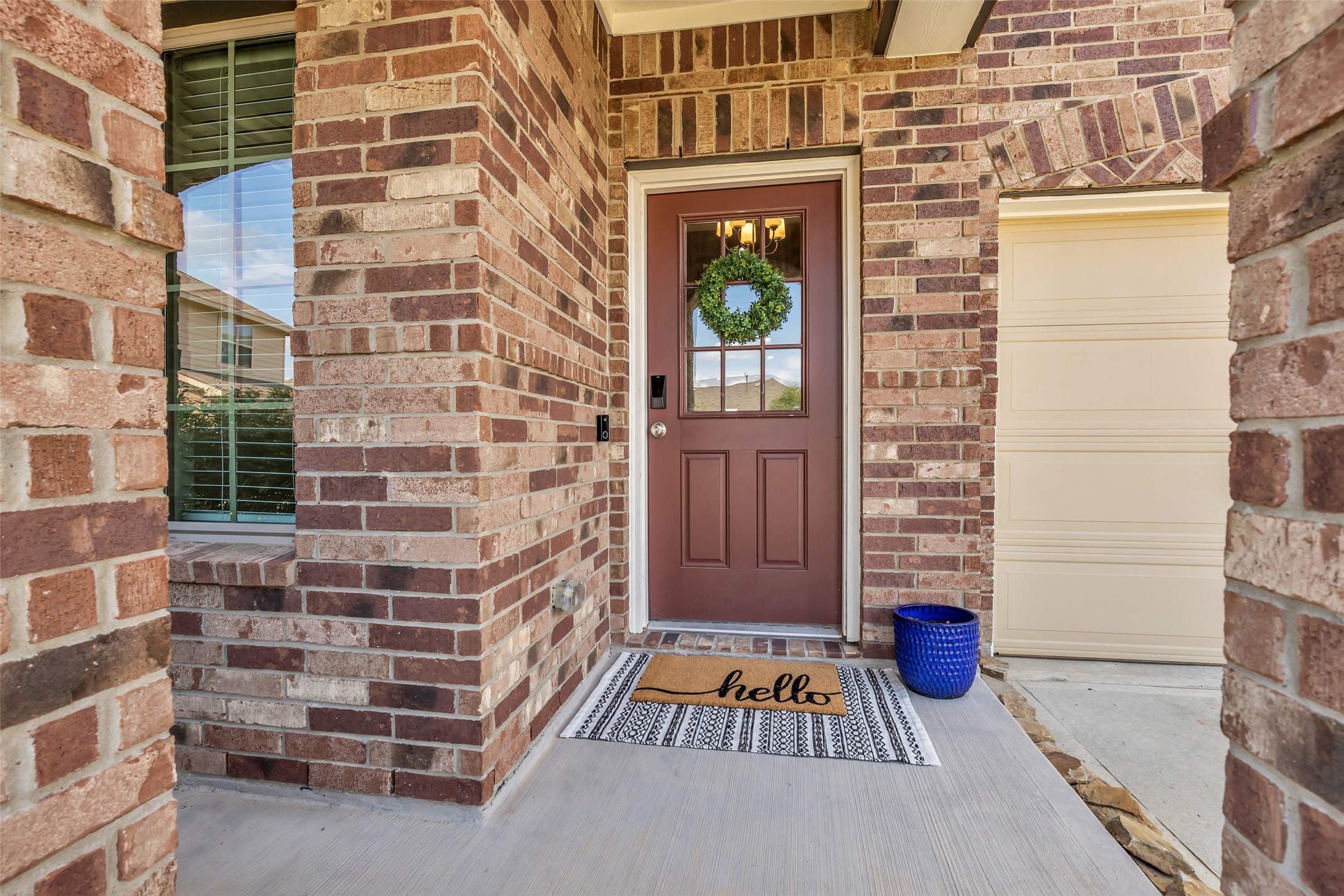 Welcoming front entry