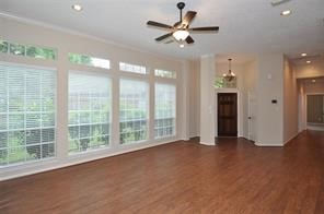 Another view of the living room looking into the entry